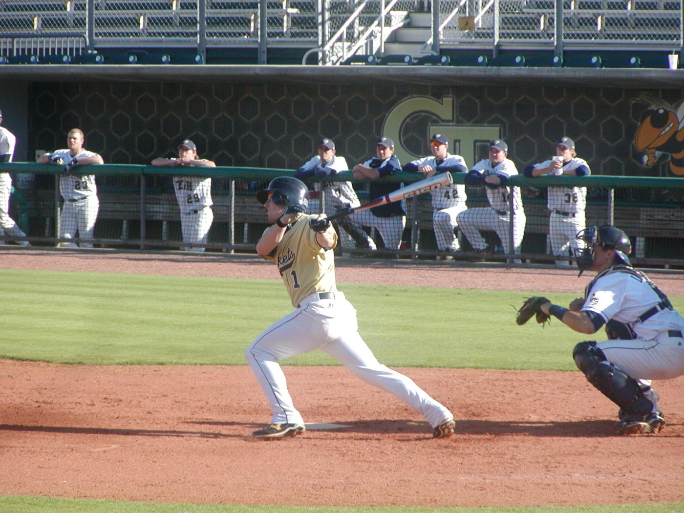 Connor Winn homers in Game 1 of White & Gold Series
