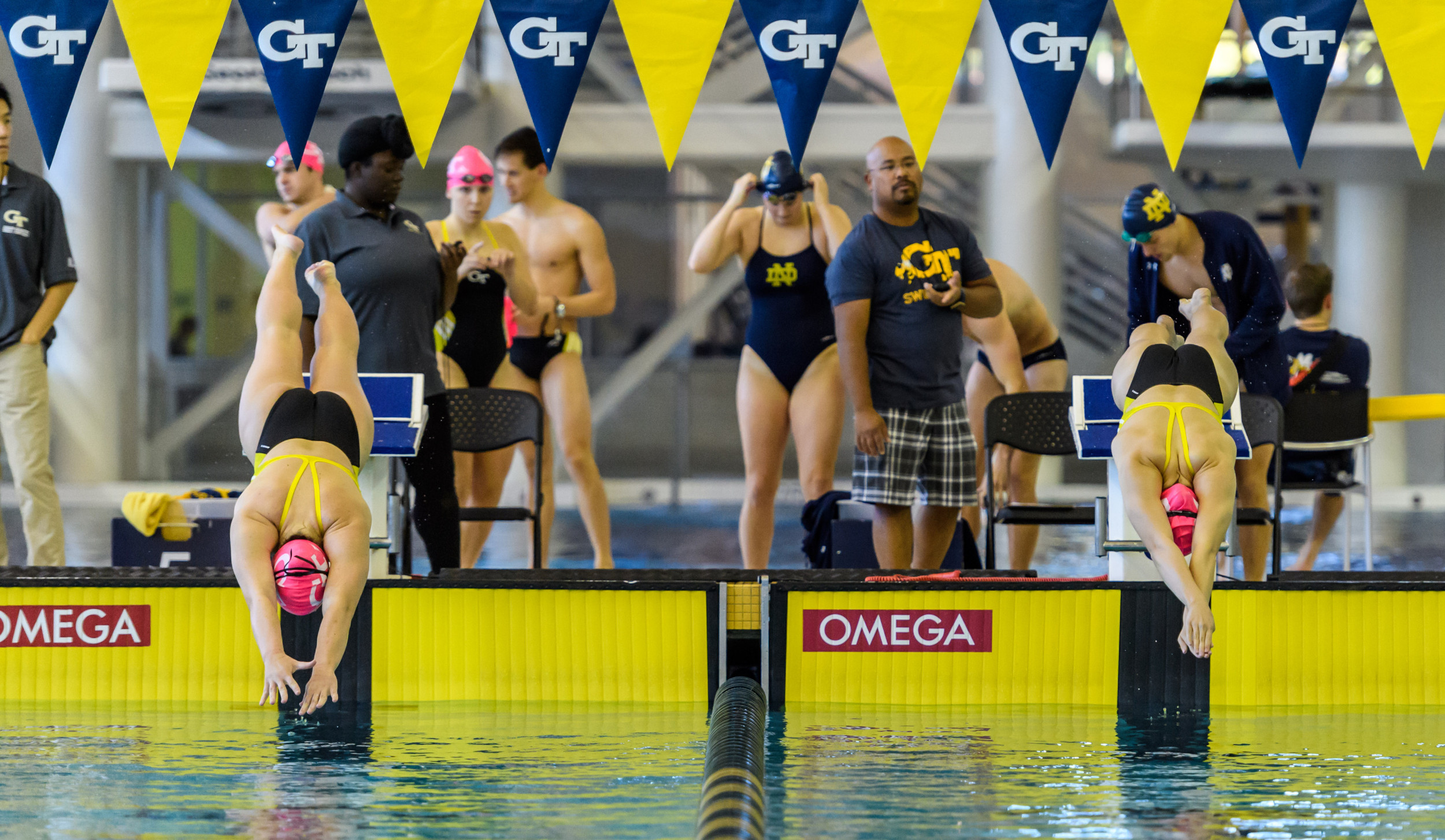 Georgia Tech versus Notre Dame - Day 1