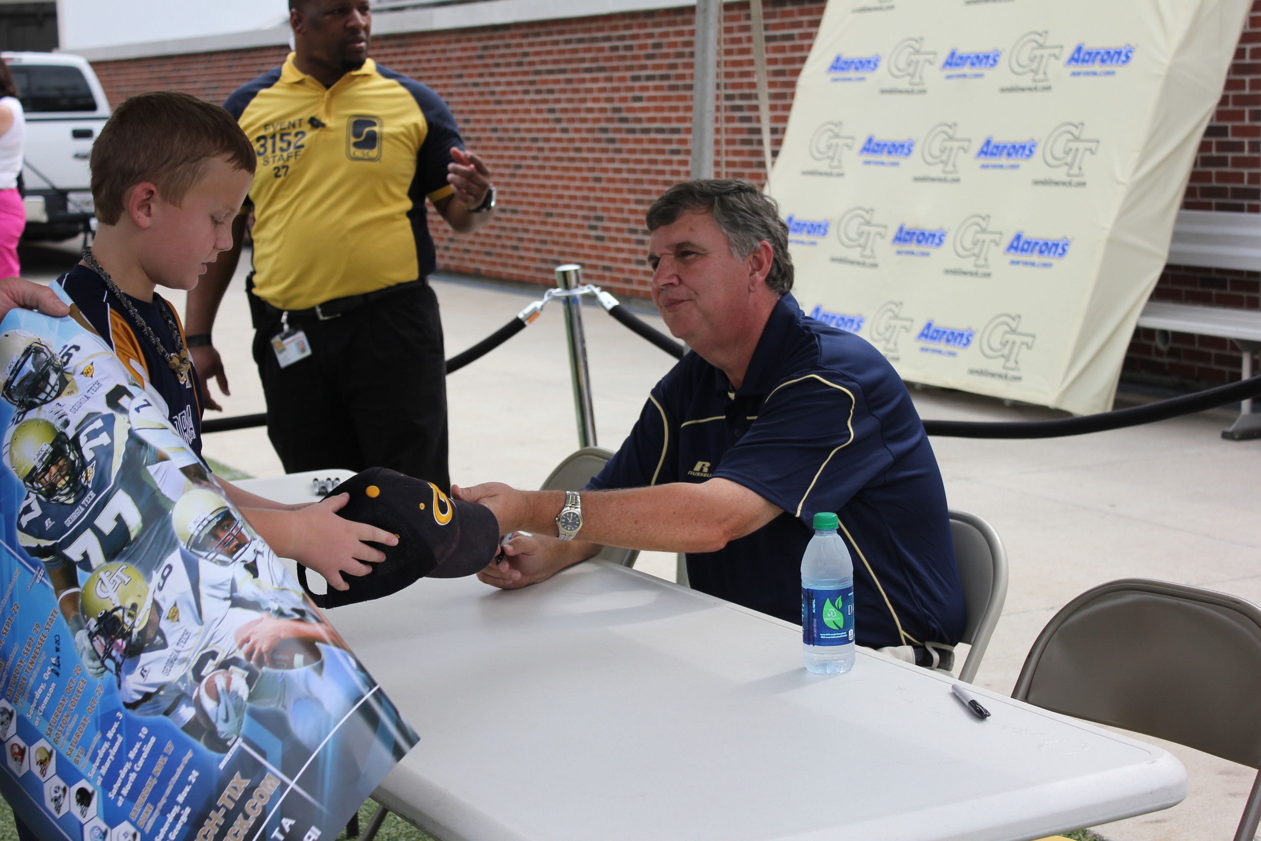 2012 Yellow Jacket Fan Day - Paul Johnson
