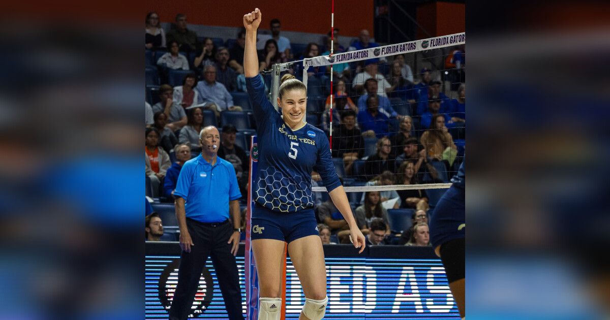 Bianca Bertolino Makes History as Georgia Tech’s 16th All-American Volleyball Player