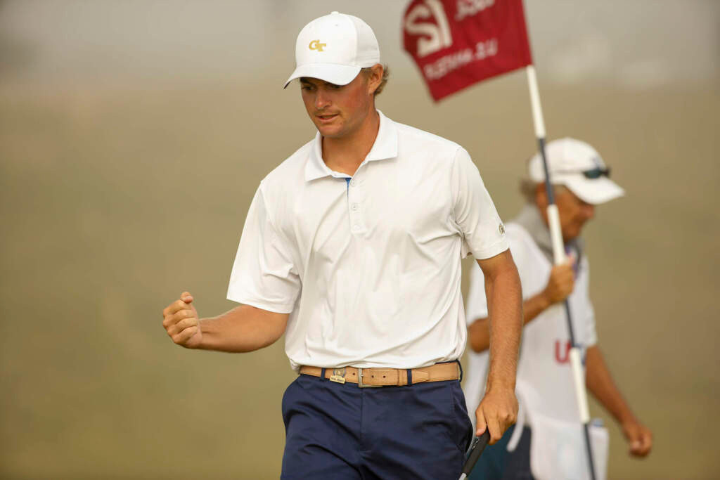 Tyler Strafaci - U.S. Amateur championship match, afternoon round, August 16, 2020