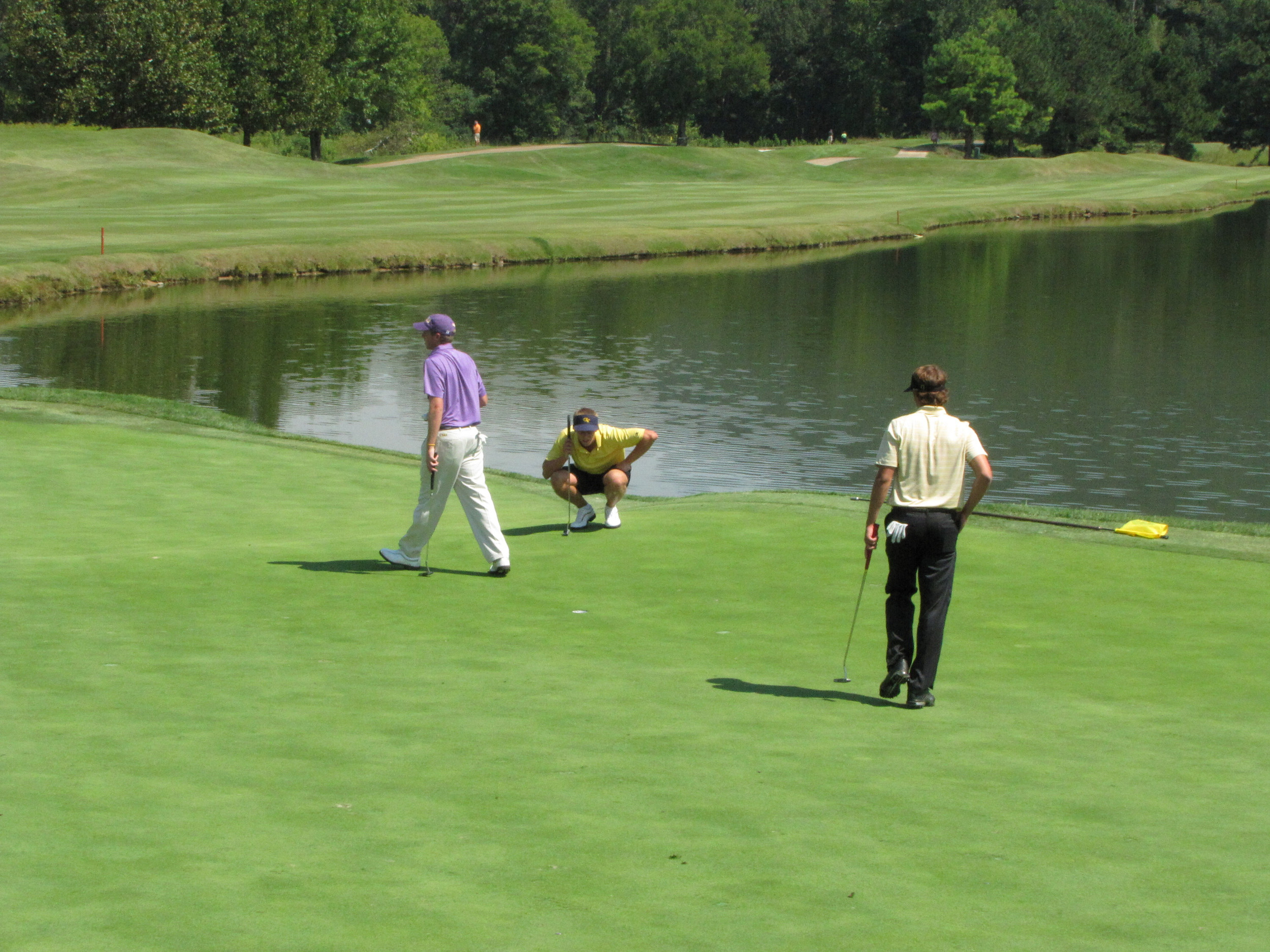 Bo Andrews during the final round of the Carpet Capital Collegiate - September 11, 2011.