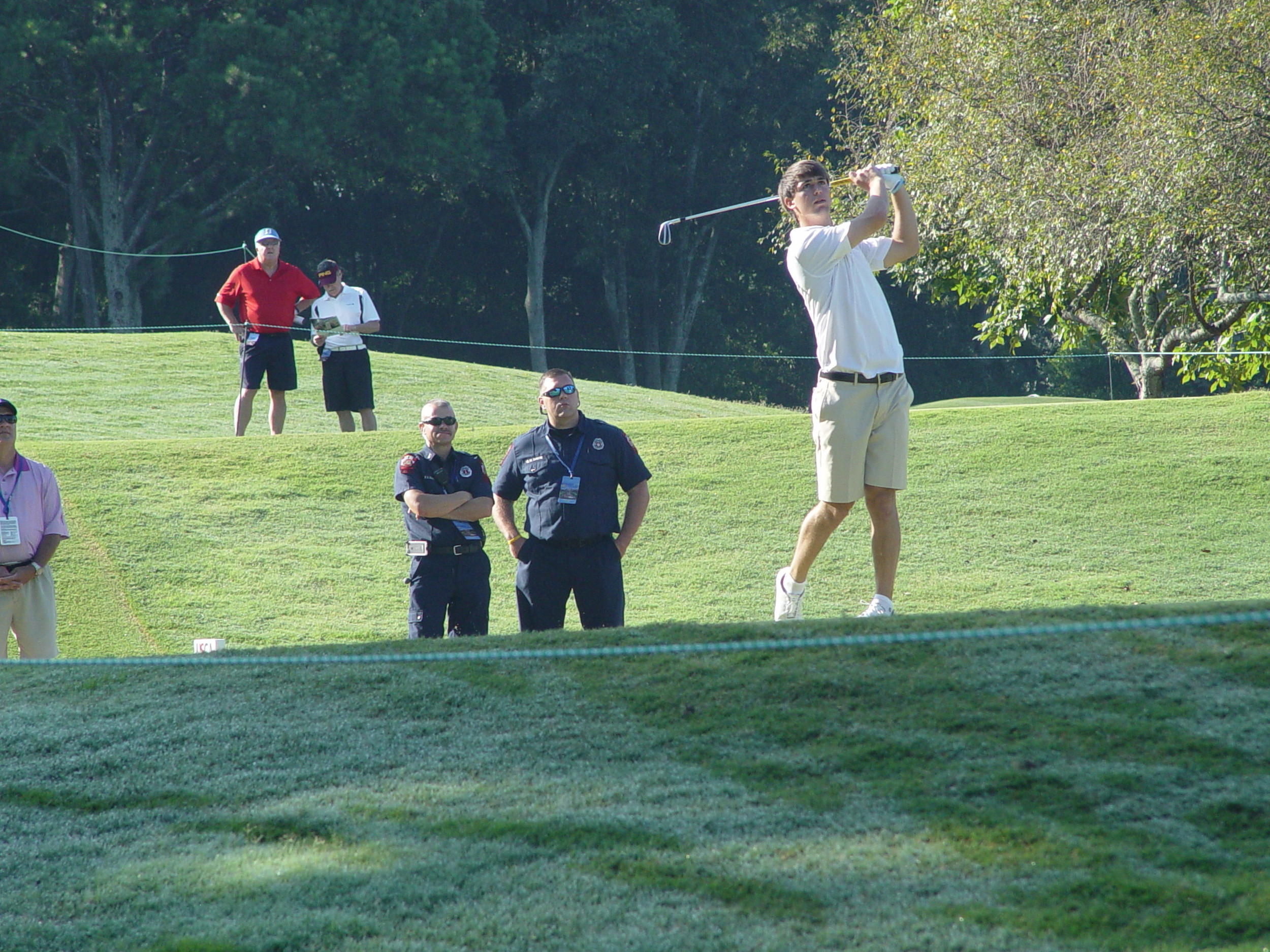 Ollie Schniederjans during the second round of match play at the U.S. Amateur, August 14, 2014, Atlanta Athletic Club, Johns Creek, Ga.