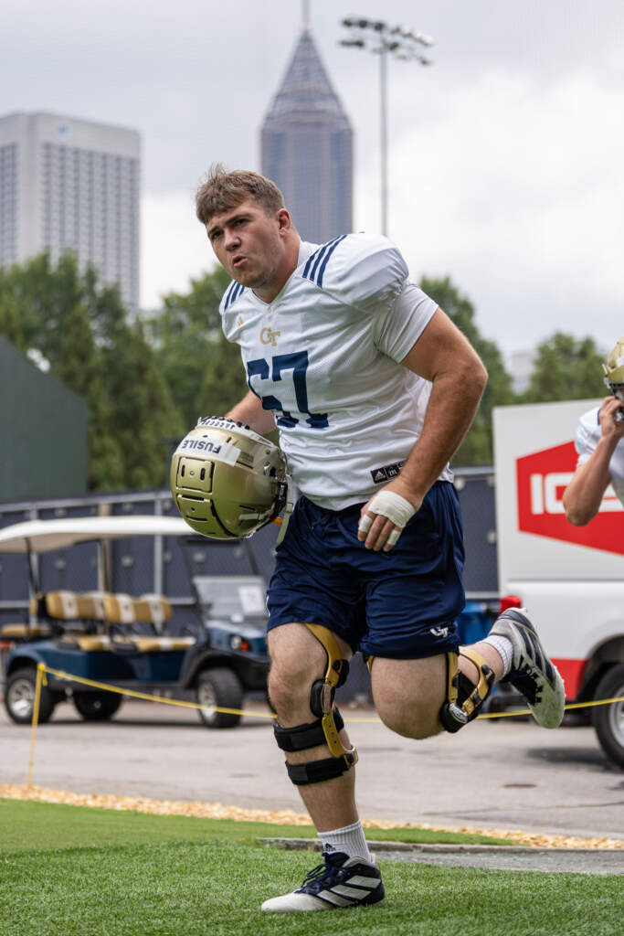VIDEO/PHOTOS Fall Camp August 3 Football — Tech Yellow Jackets