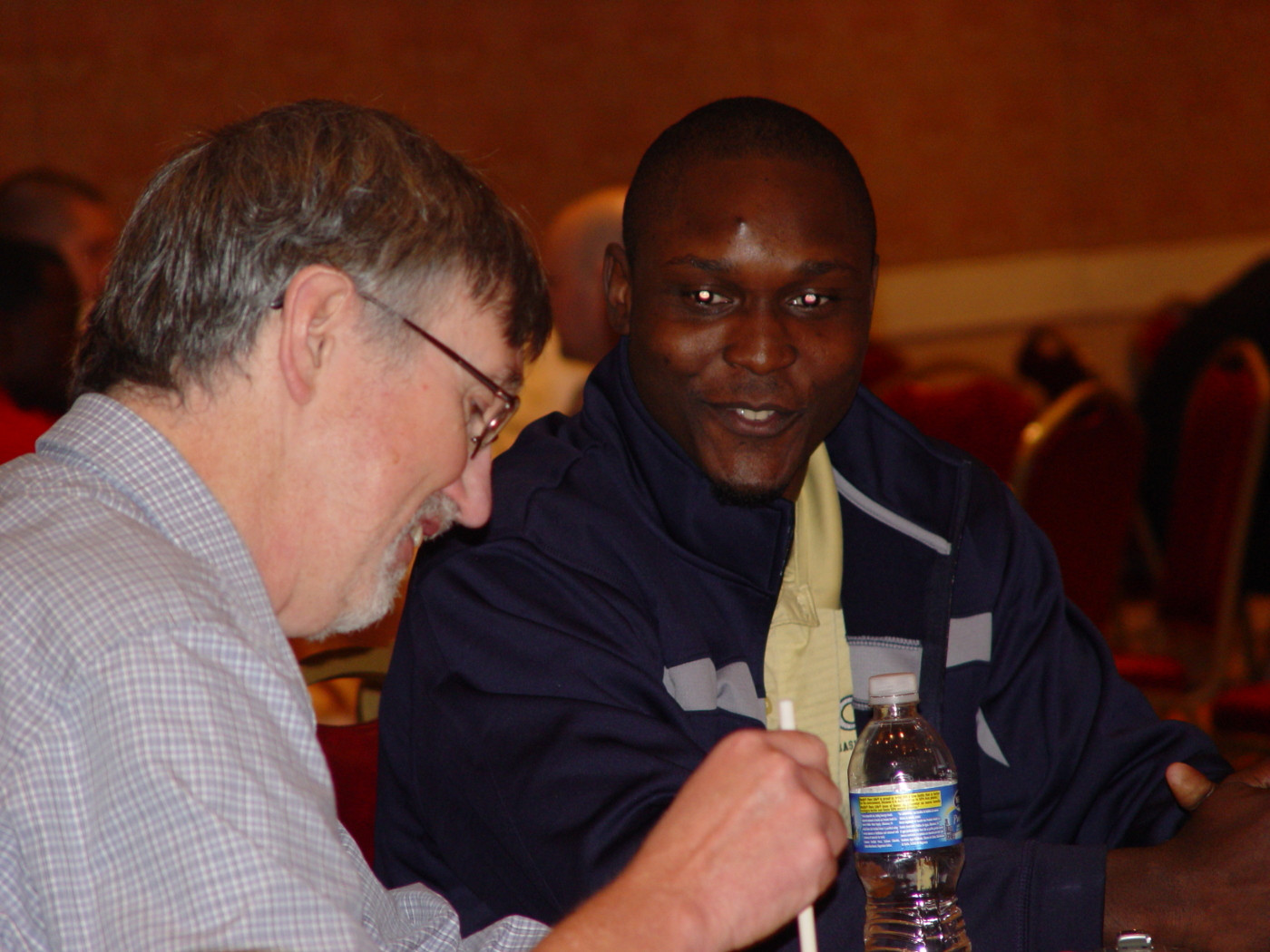 D'Andre Bell makes a point