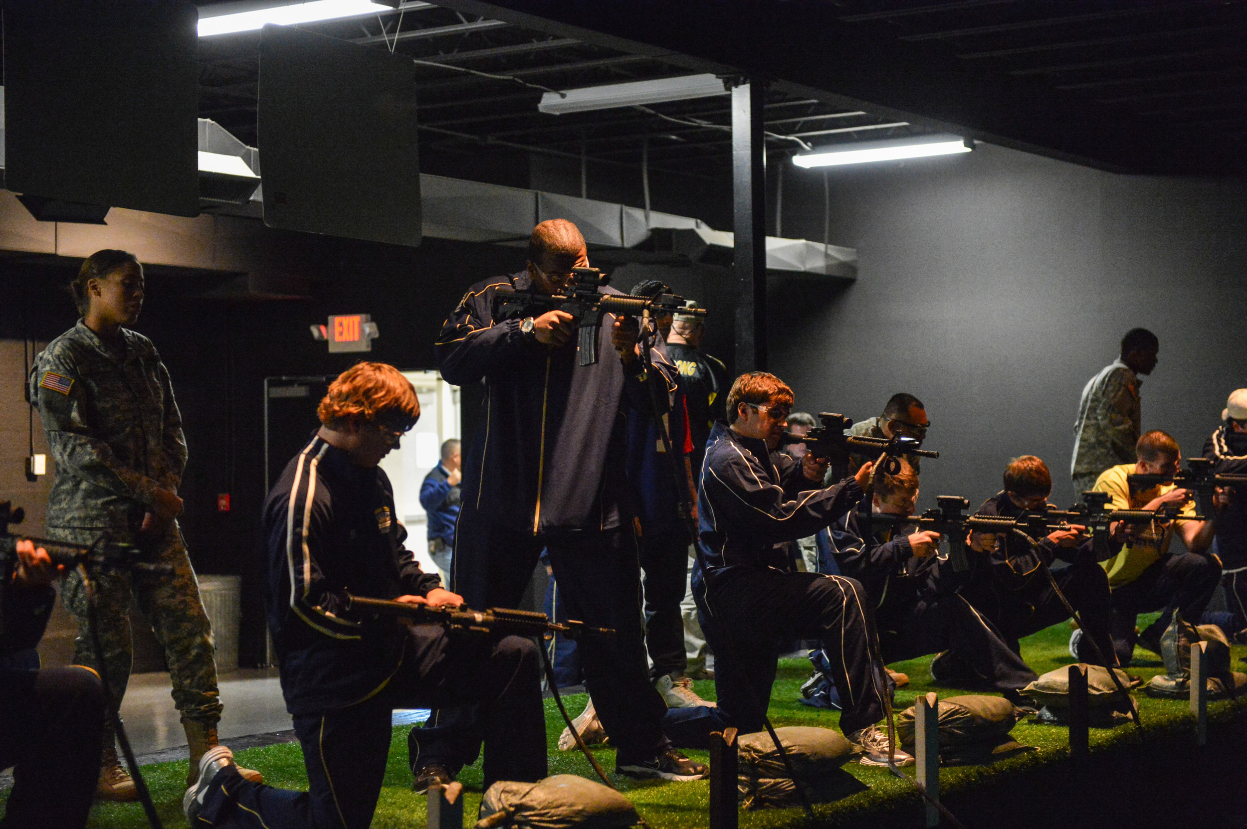 Georgia Tech players travelled to Fort Bliss for Day 2 of the 2012 Sun Bowl.