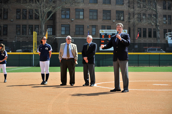 Shirley Clements Mewborn Field Ribbon Cutting Ceremony: March 10, 2009