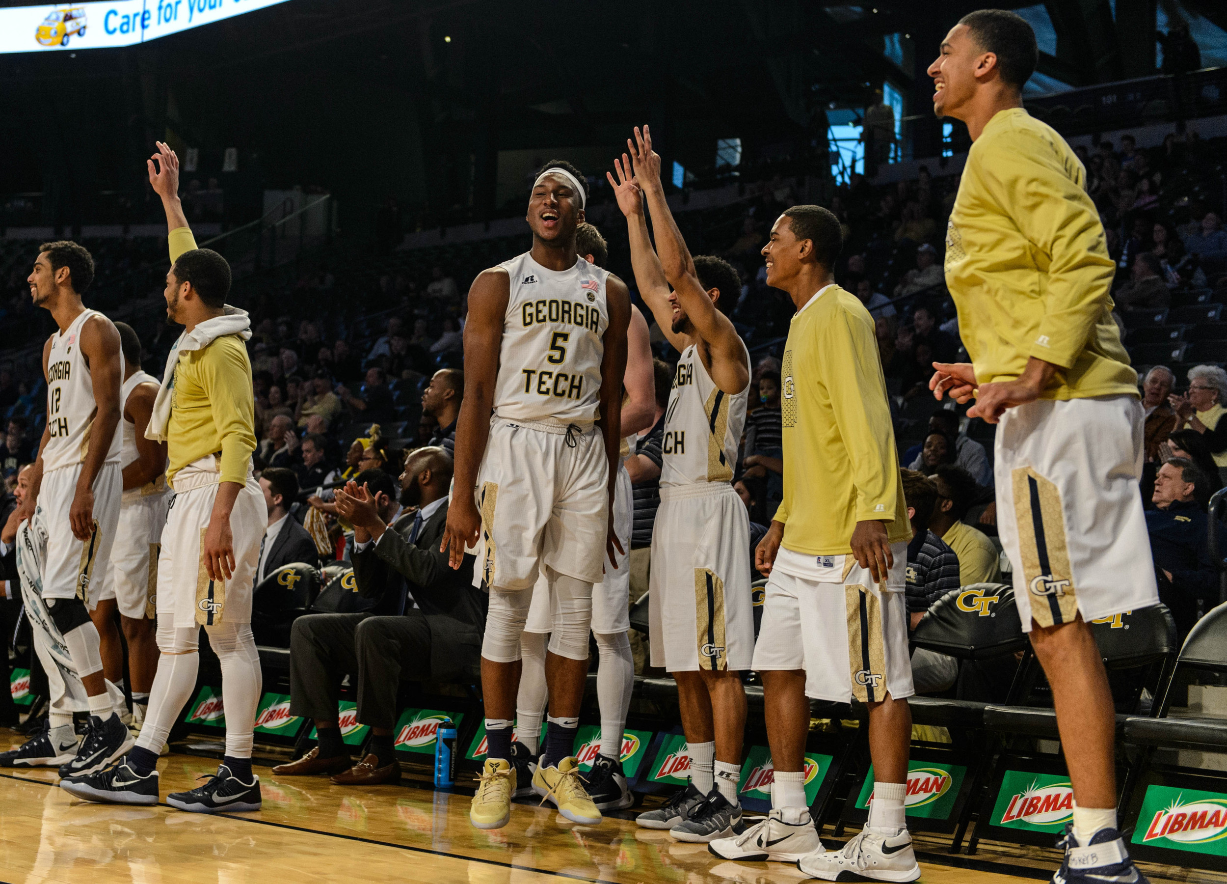 Josh Heath (11), Shaheed Medlock (13), Josh Okogie (5)