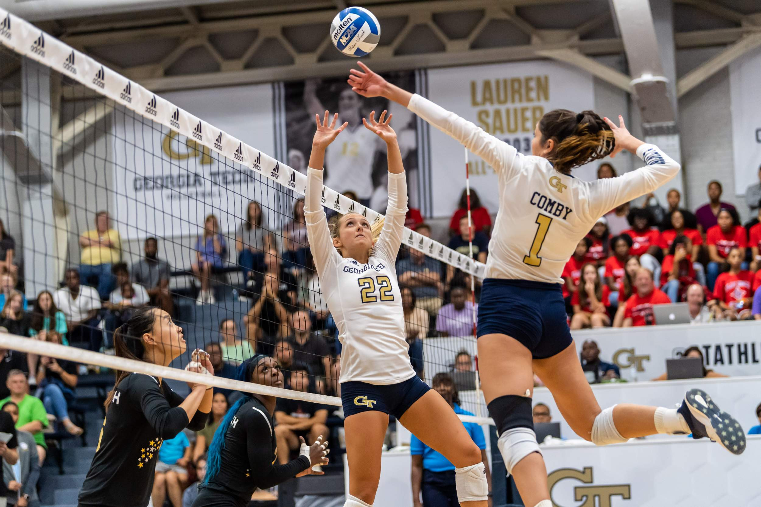 Photos Volleyball vs. Long Beach State Tech Yellow Jackets