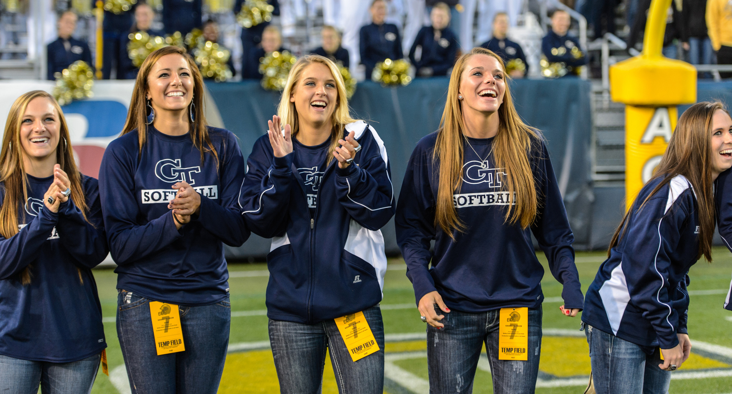 Georgia Tech Softball receives their 2012 ACC Championship Rings.