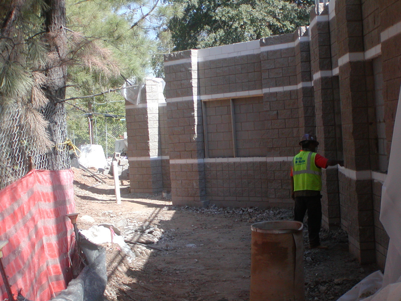 Oct. 6, 2008 - Grandstand takes shape.