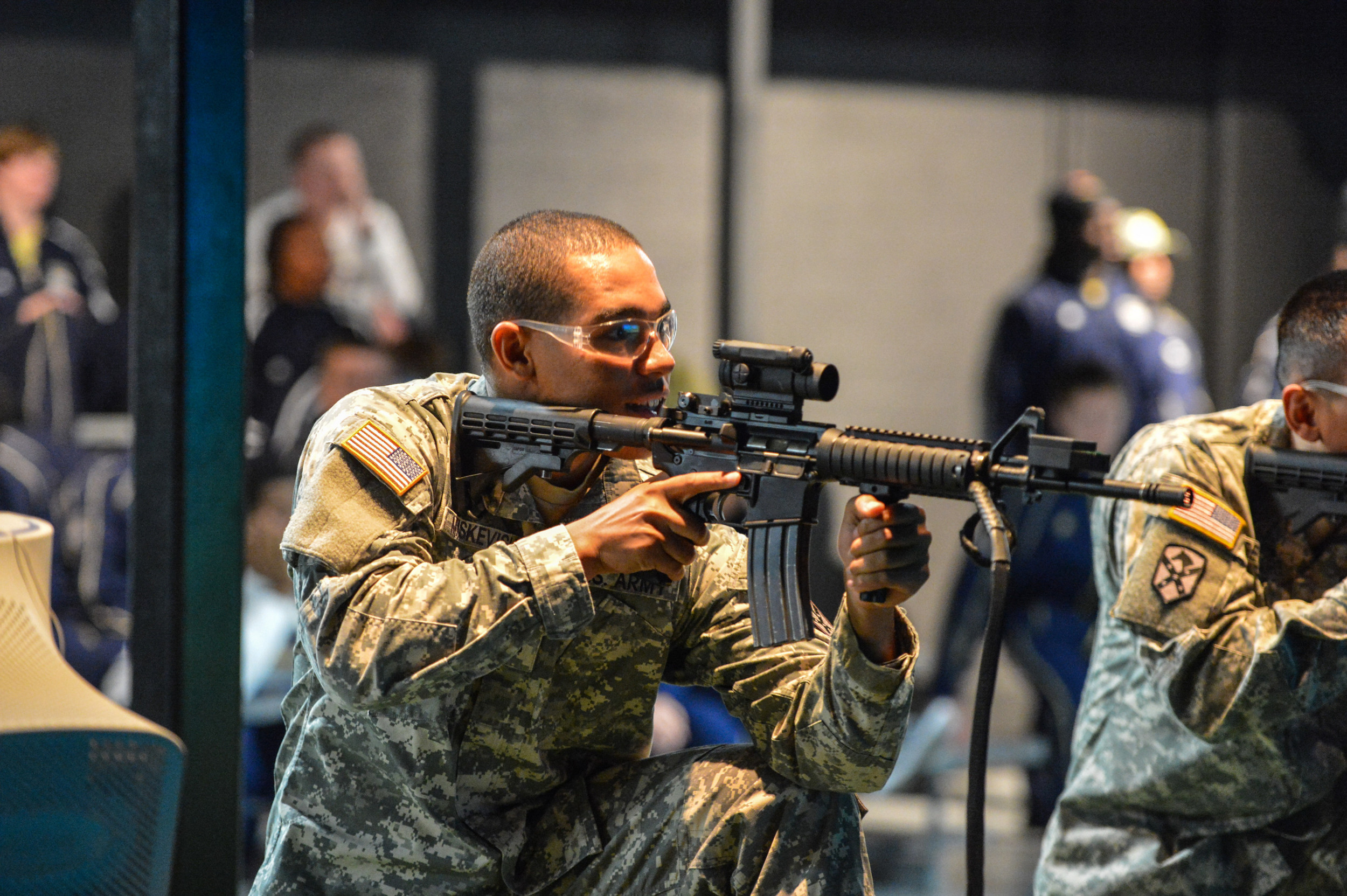 Georgia Tech players travelled to Fort Bliss for Day 2 of the 2012 Sun Bowl.
