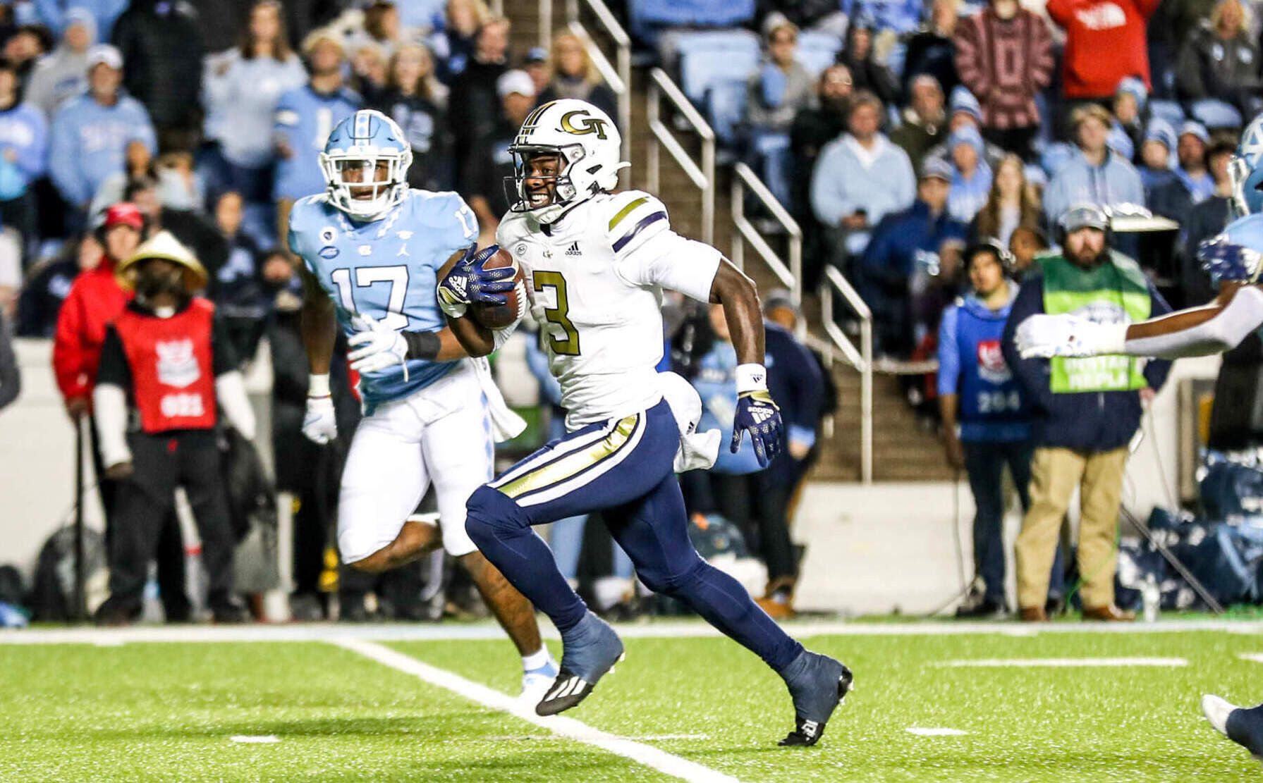 Tech Upends No. 13/11 UNC Football — Tech Yellow Jackets