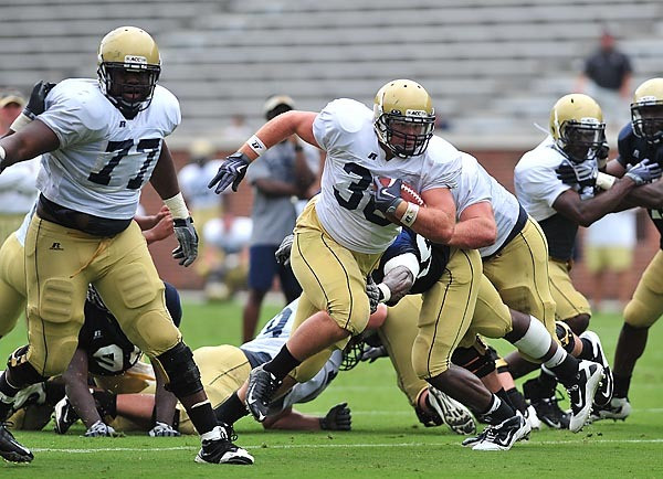 Georgia Tech FootballScrimmage PracticeAugust 14, 2010Bobby Dodd StadiumLucas Cox