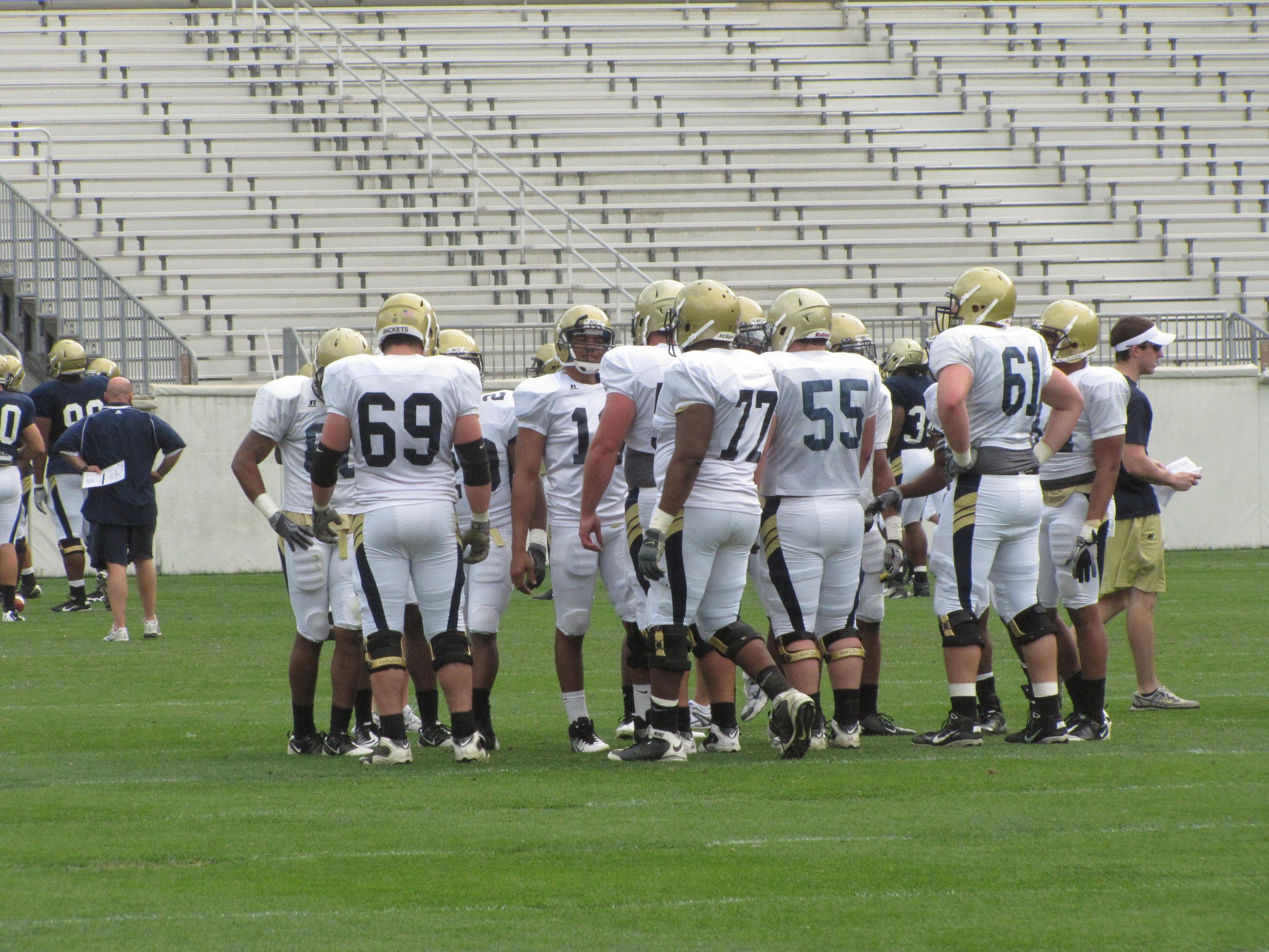 Georgia Tech Football Practice - April 4, 2011