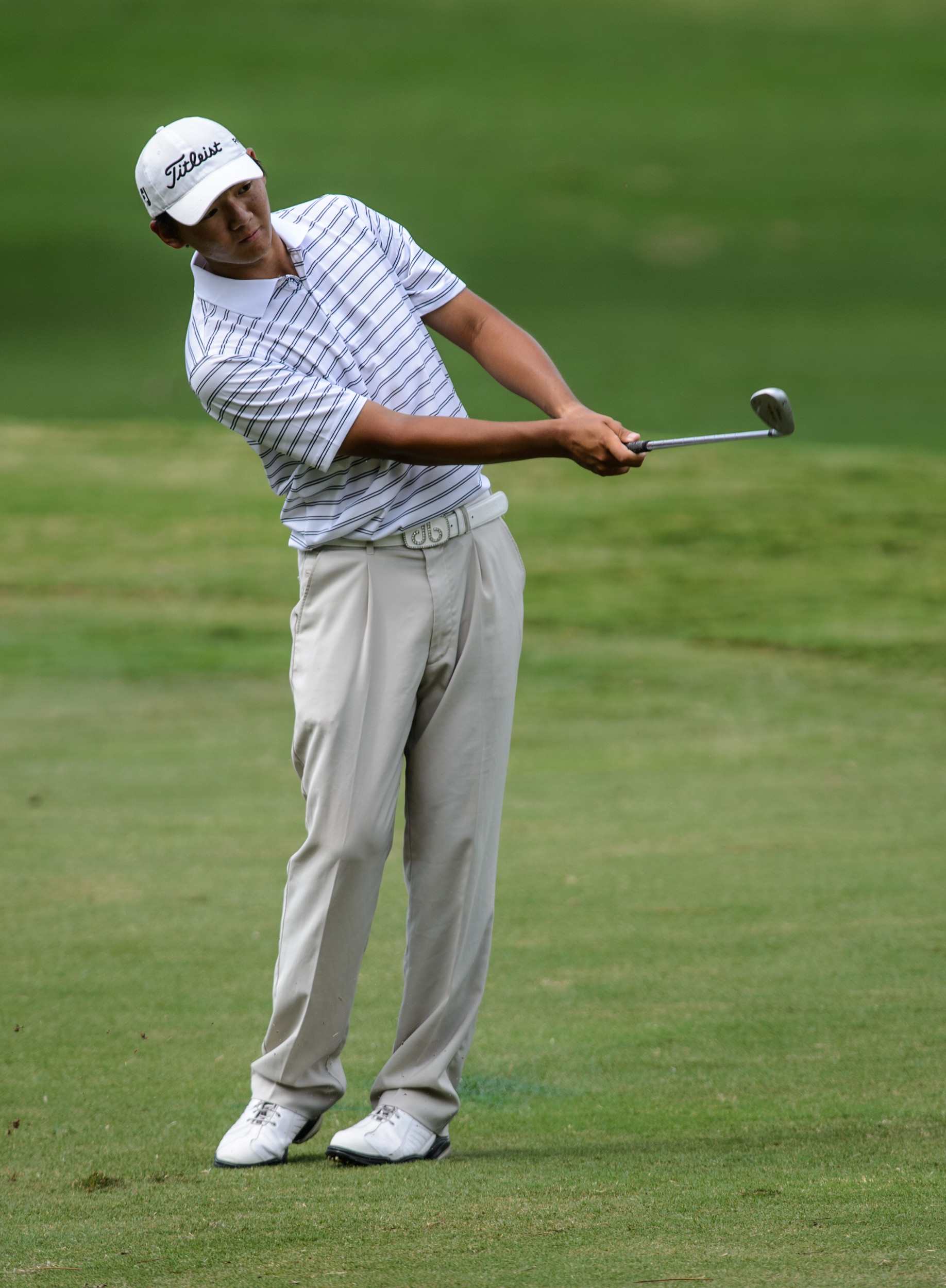 Shun Yat Hak during team qualifying at East Lake Golf Club, August 31, 2012