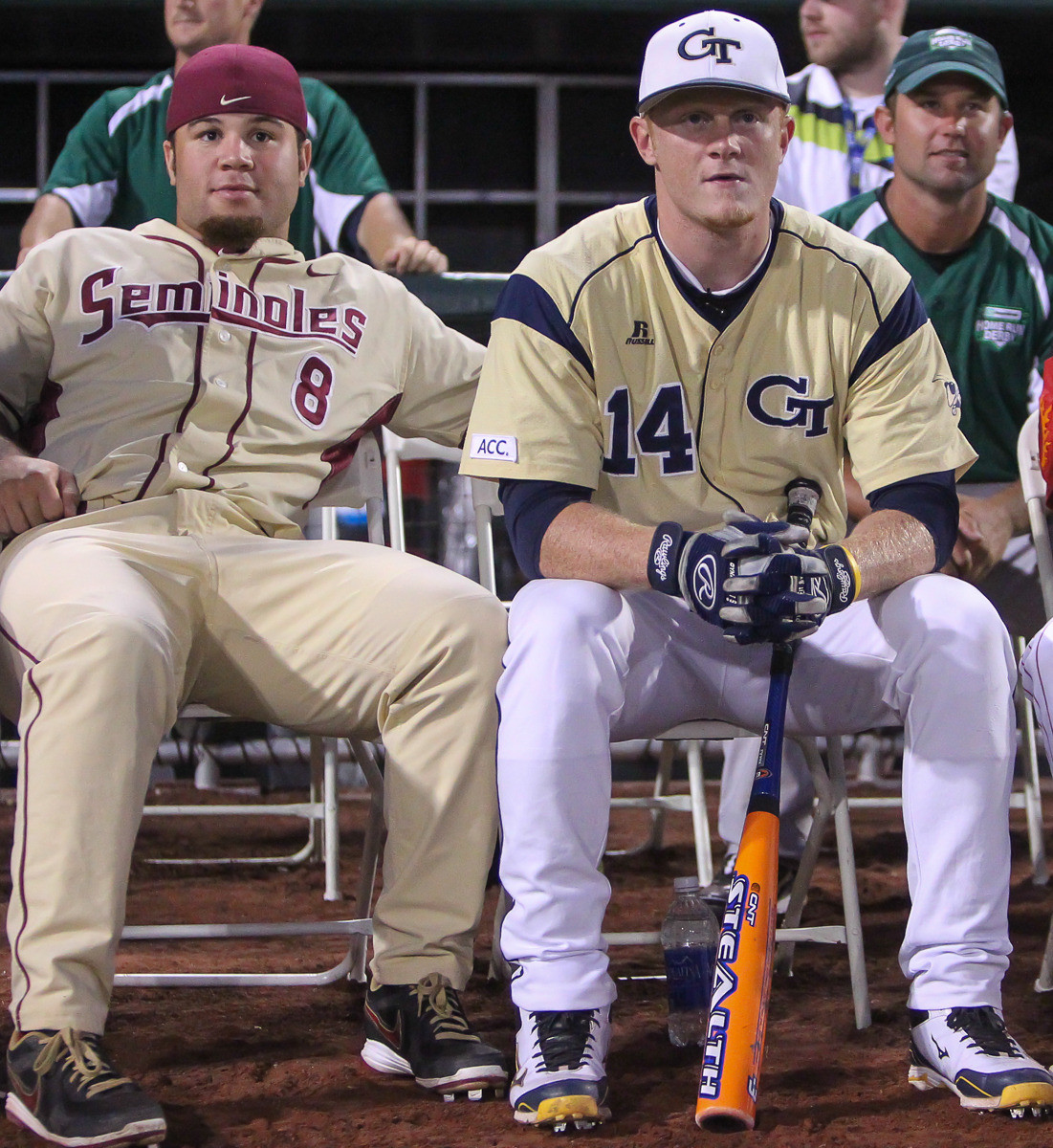 Matt Gonzalez at the 2013 TD Ameritrade College Home Run Derby in Omaha (photo by Michael Spomer)
