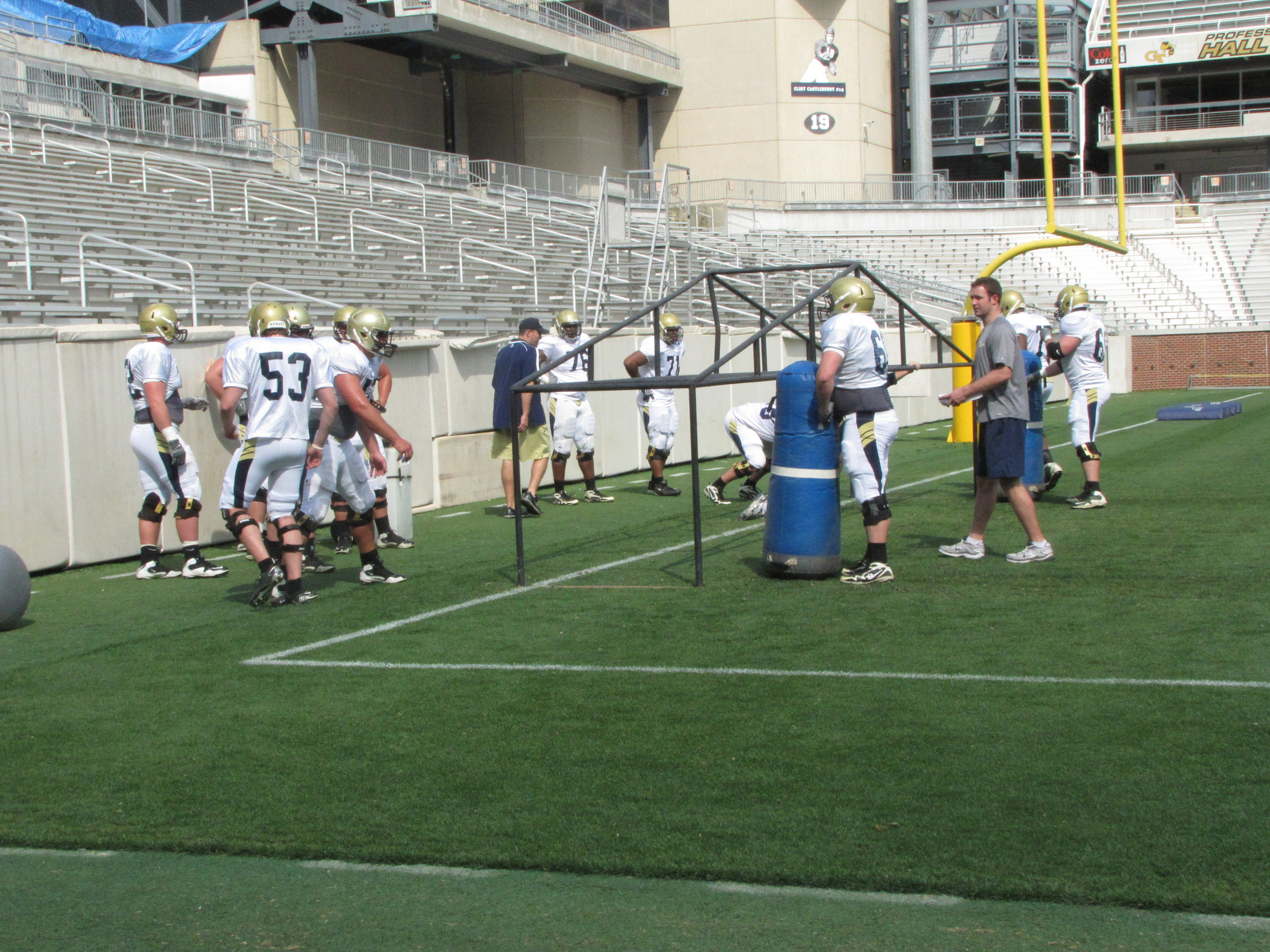 Georgia Tech Football Practice - April 4, 2011