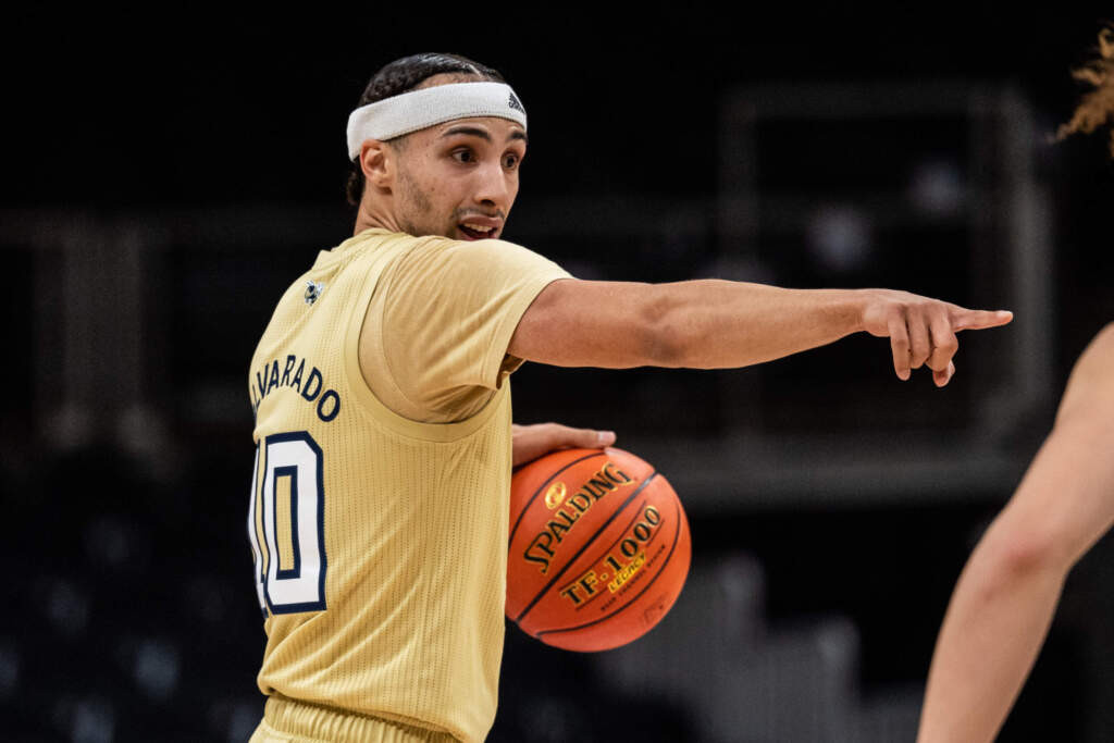 Jose Alvarado gives emotional interview after Georgia Tech win