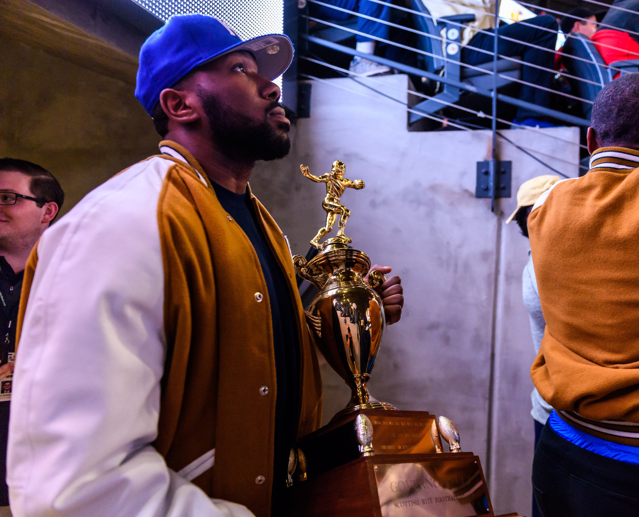 Rod Rook-Chungong holds the Governor's Cup