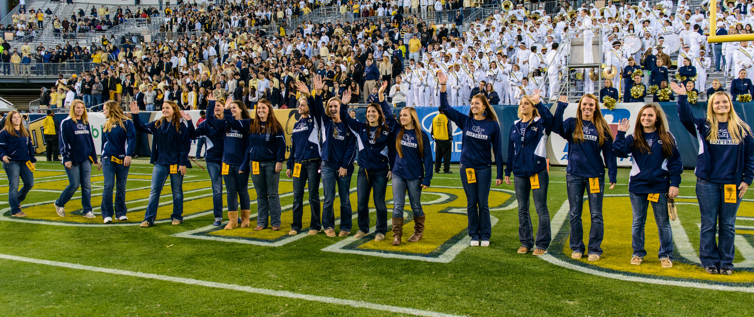 Georgia Tech Softball receives their 2012 ACC Championship Rings.