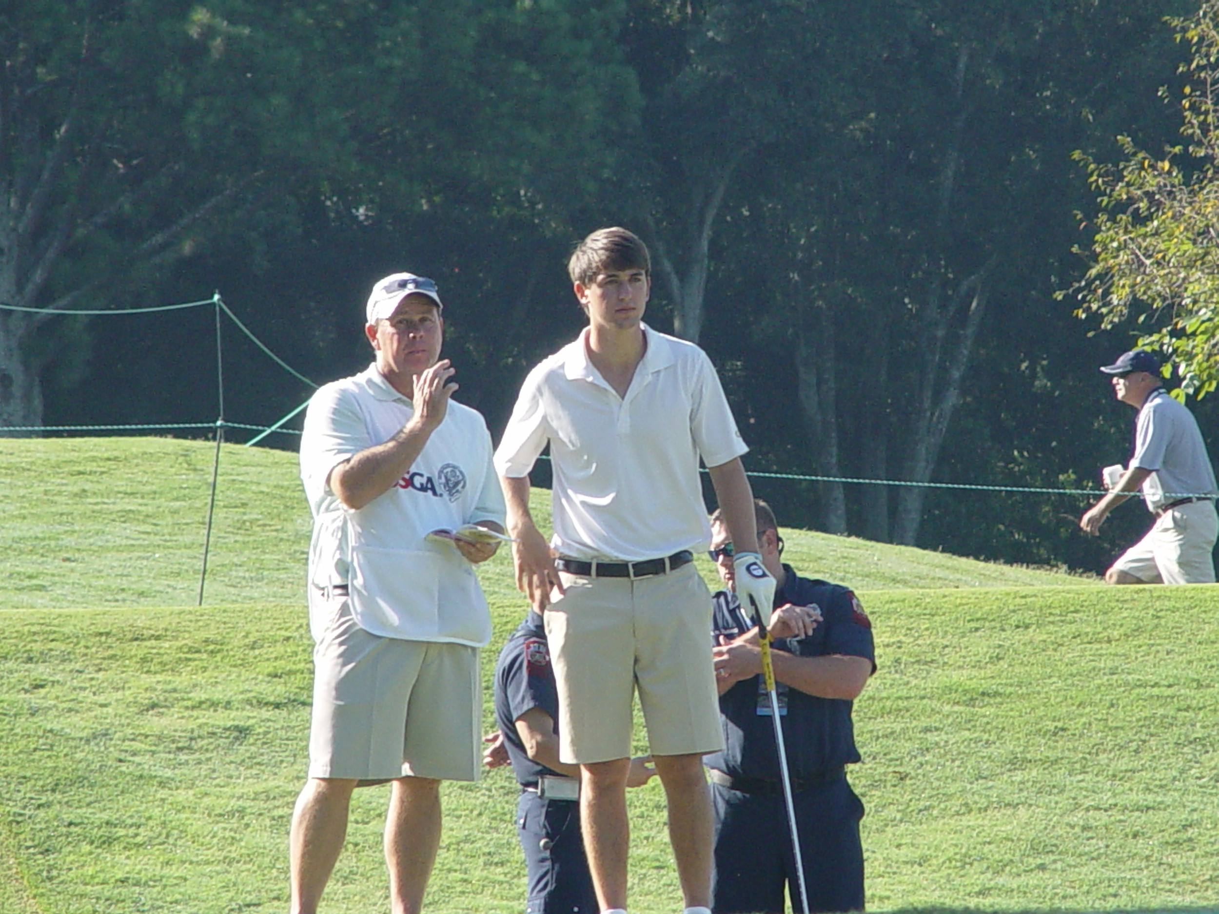 Ollie Schniederjans during the second round of match play at the U.S. Amateur, August 14, 2014, Atlanta Athletic Club, Johns Creek, Ga.