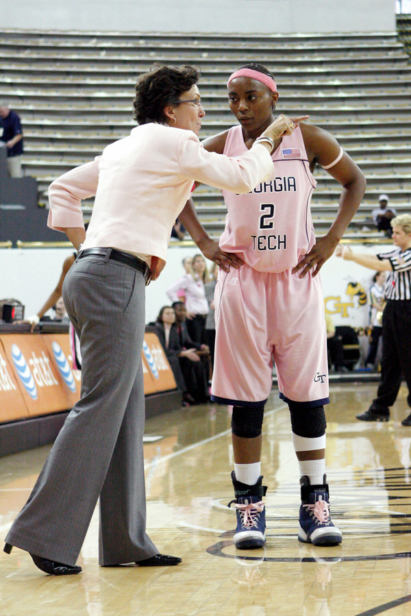 Head Coach MaChelle Joseph with Mo Bennett