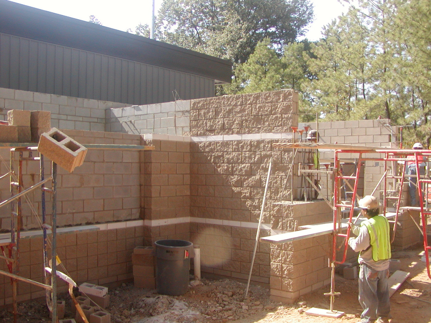 Oct. 6, 2008 - Grandstand takes shape.
