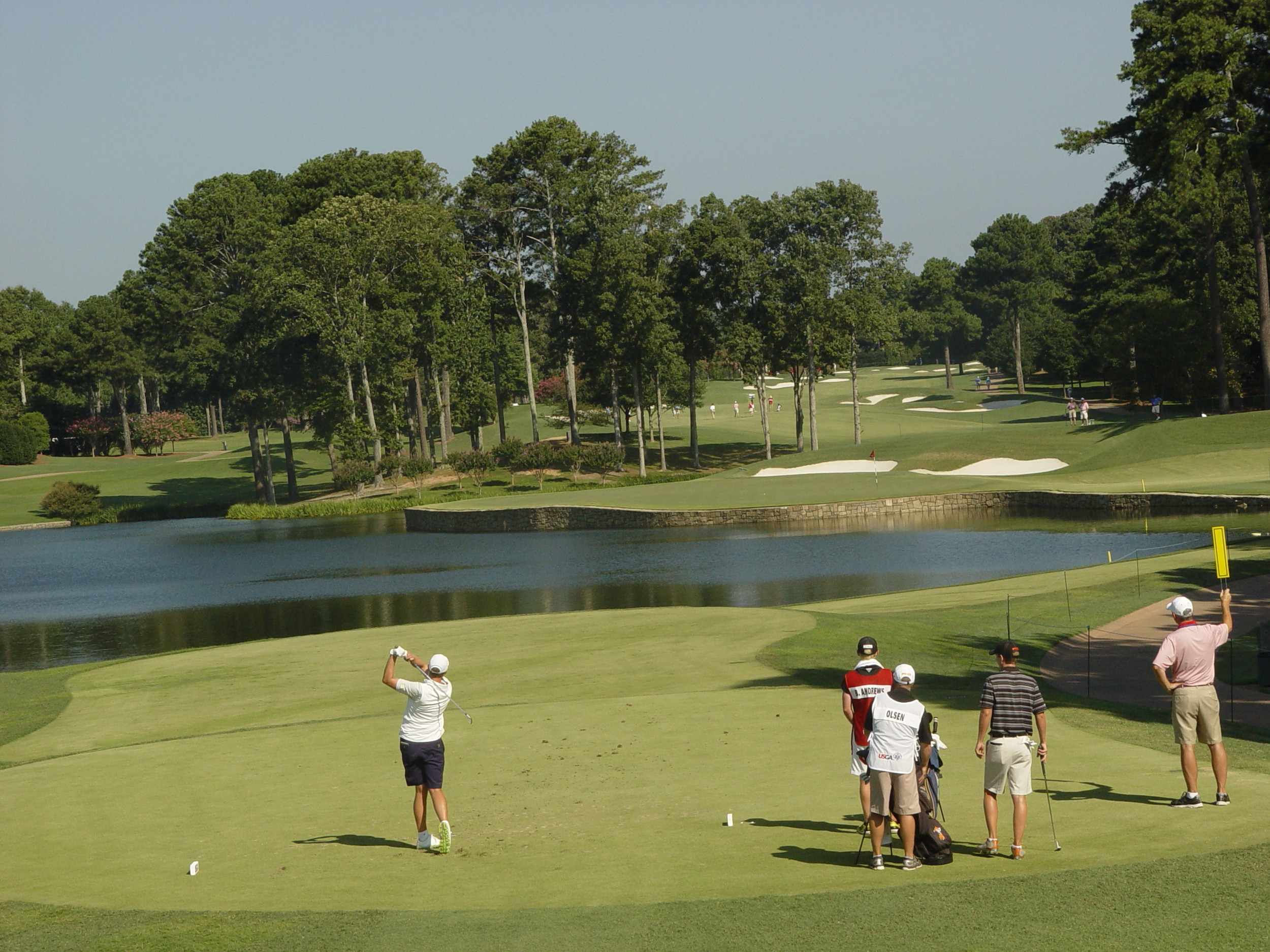 Bo Andrews during the second round of match play at the U.S. Amateur, August 14, 2014, Atlanta Athletic Club, Johns Creek, Ga.
