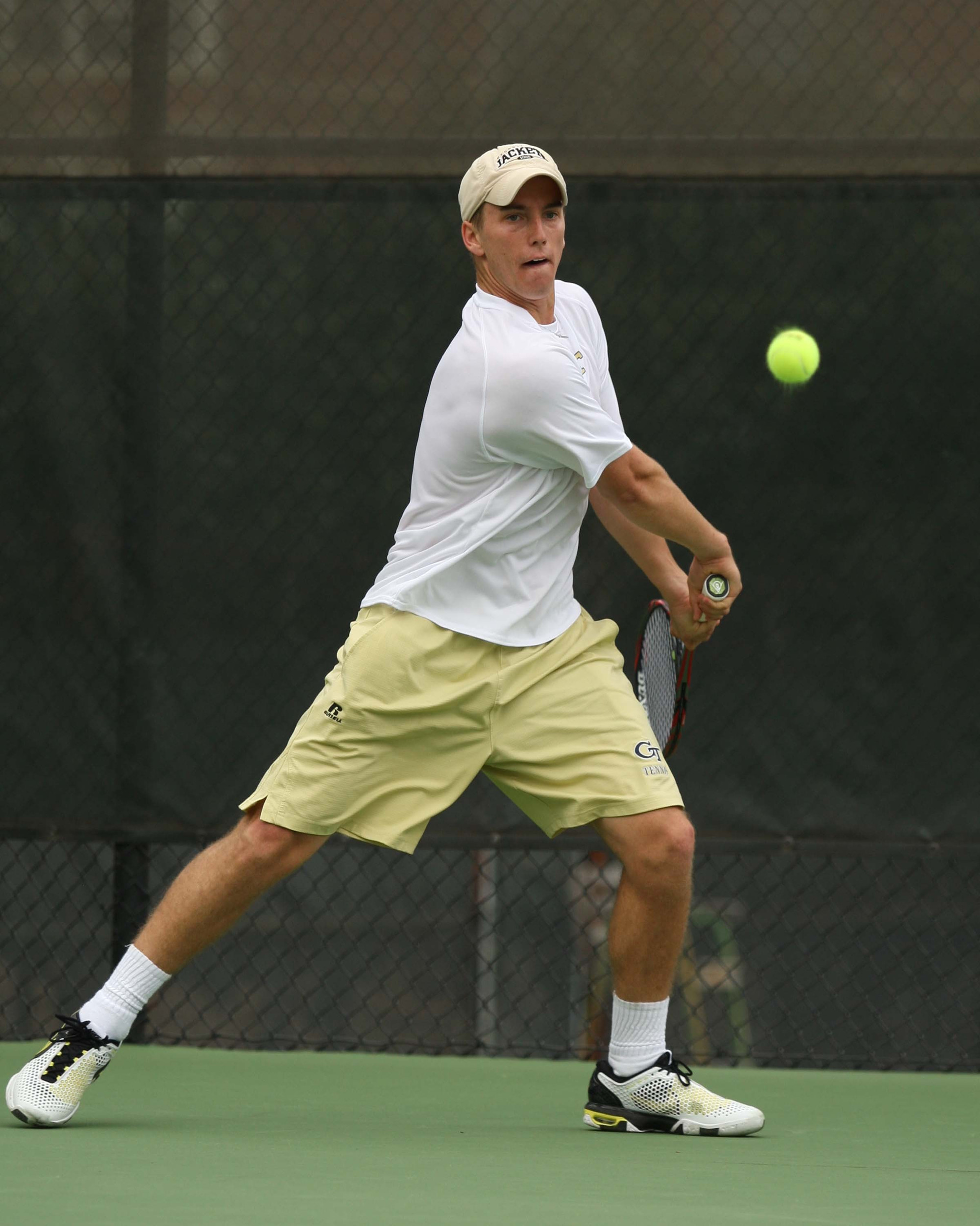 Colin Edwards freshman tennis player 2011-12