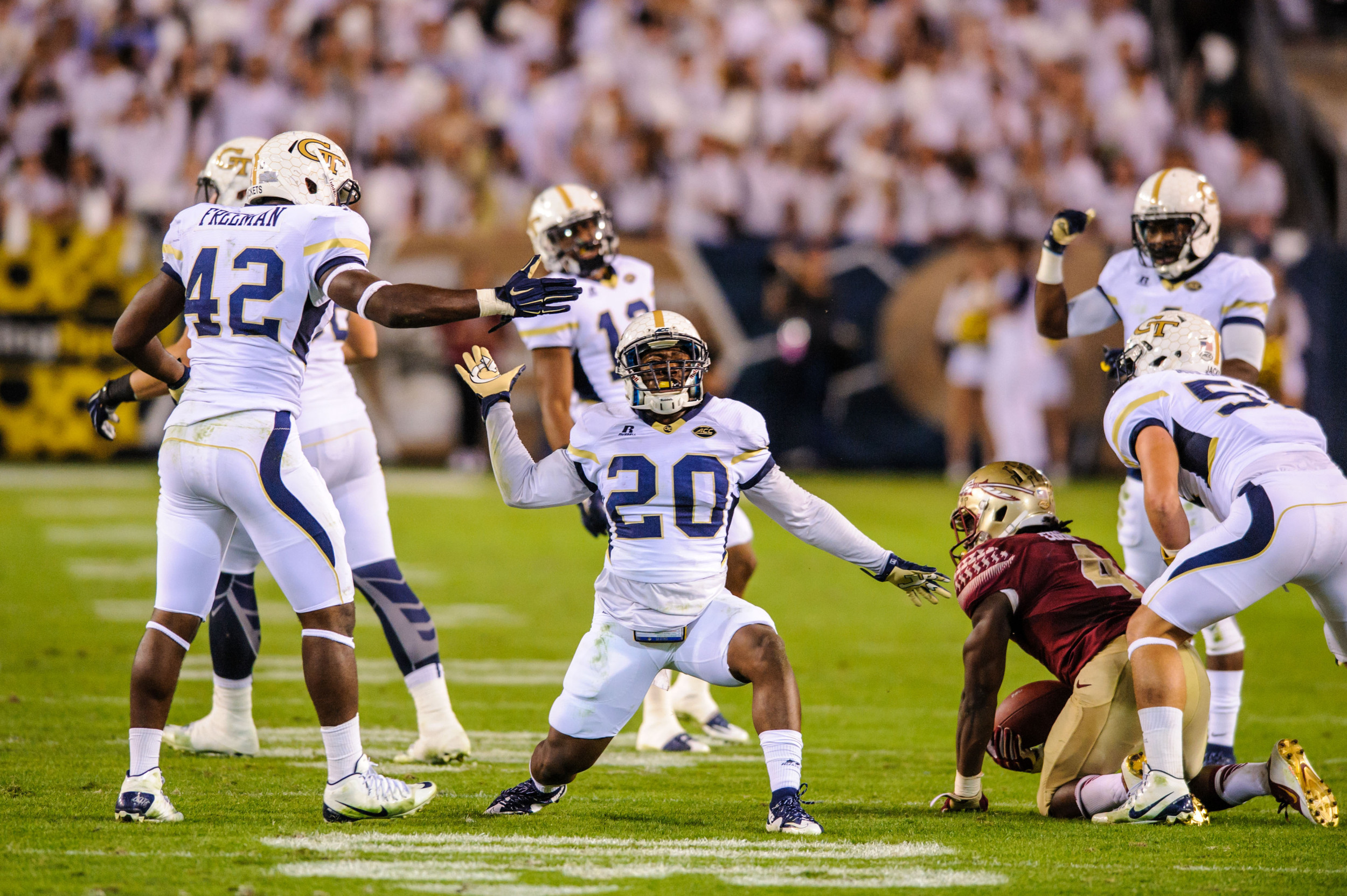 Lawrence Austin (20), KeShun Freeman (42)