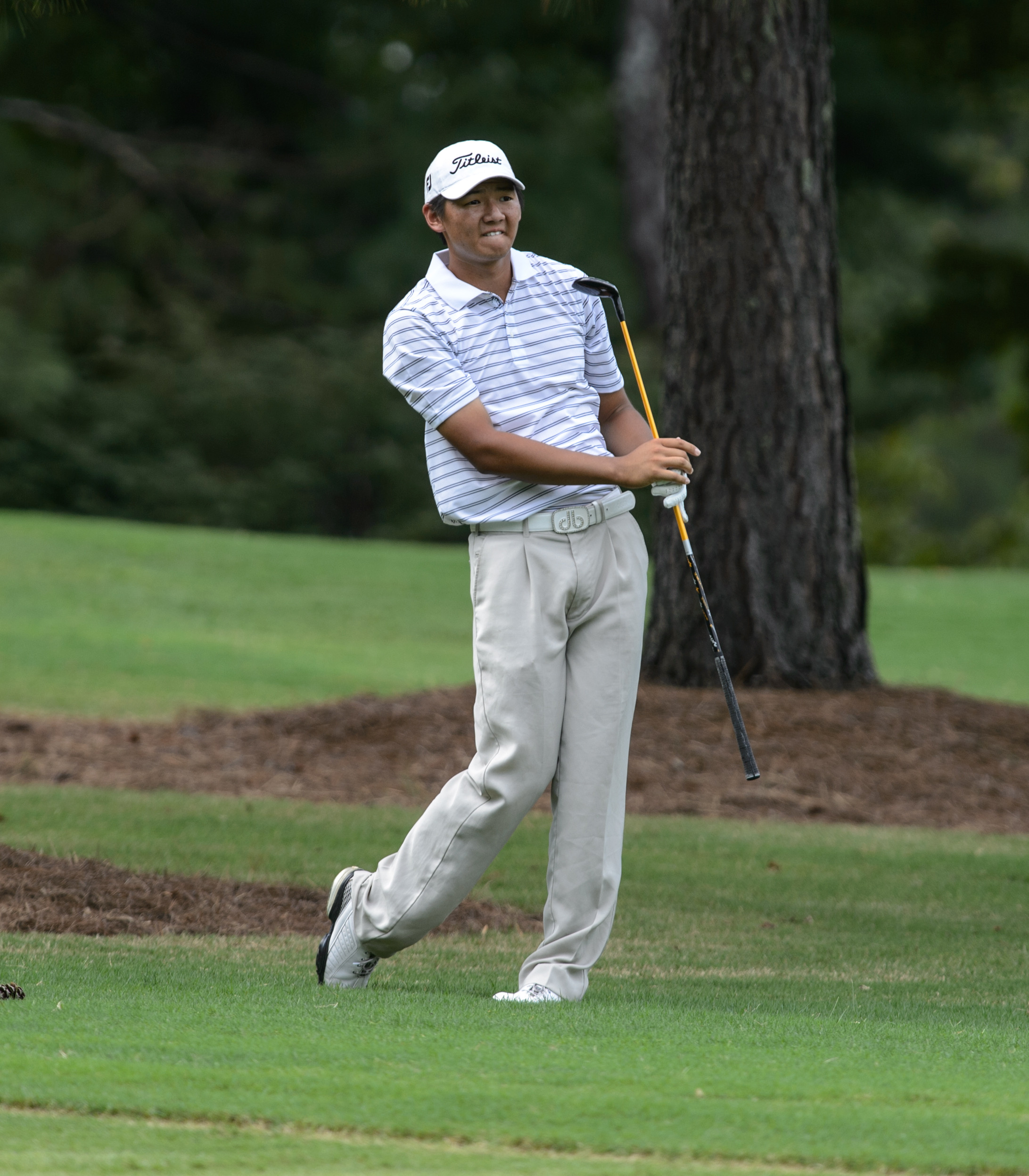 Shun Yat Hak during team qualifying at East Lake Golf Club, August 31, 2012