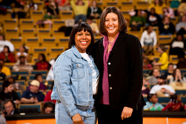 Georgia Tech women's basketball recognized the '92 WNIT Championship team