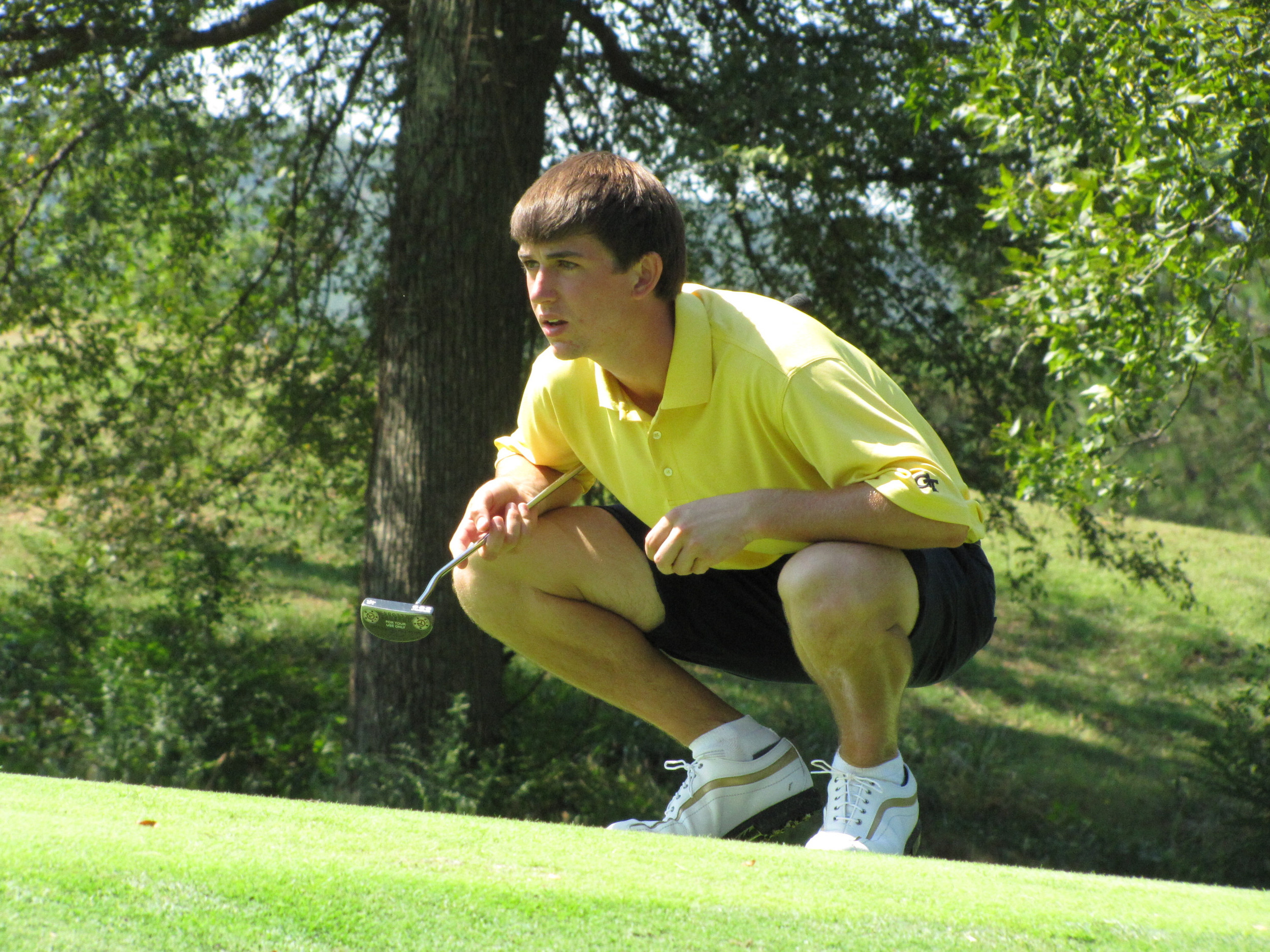 Ollie Schniederjans during the final round of the Carpet Capital Collegiate - September 11, 2011.
