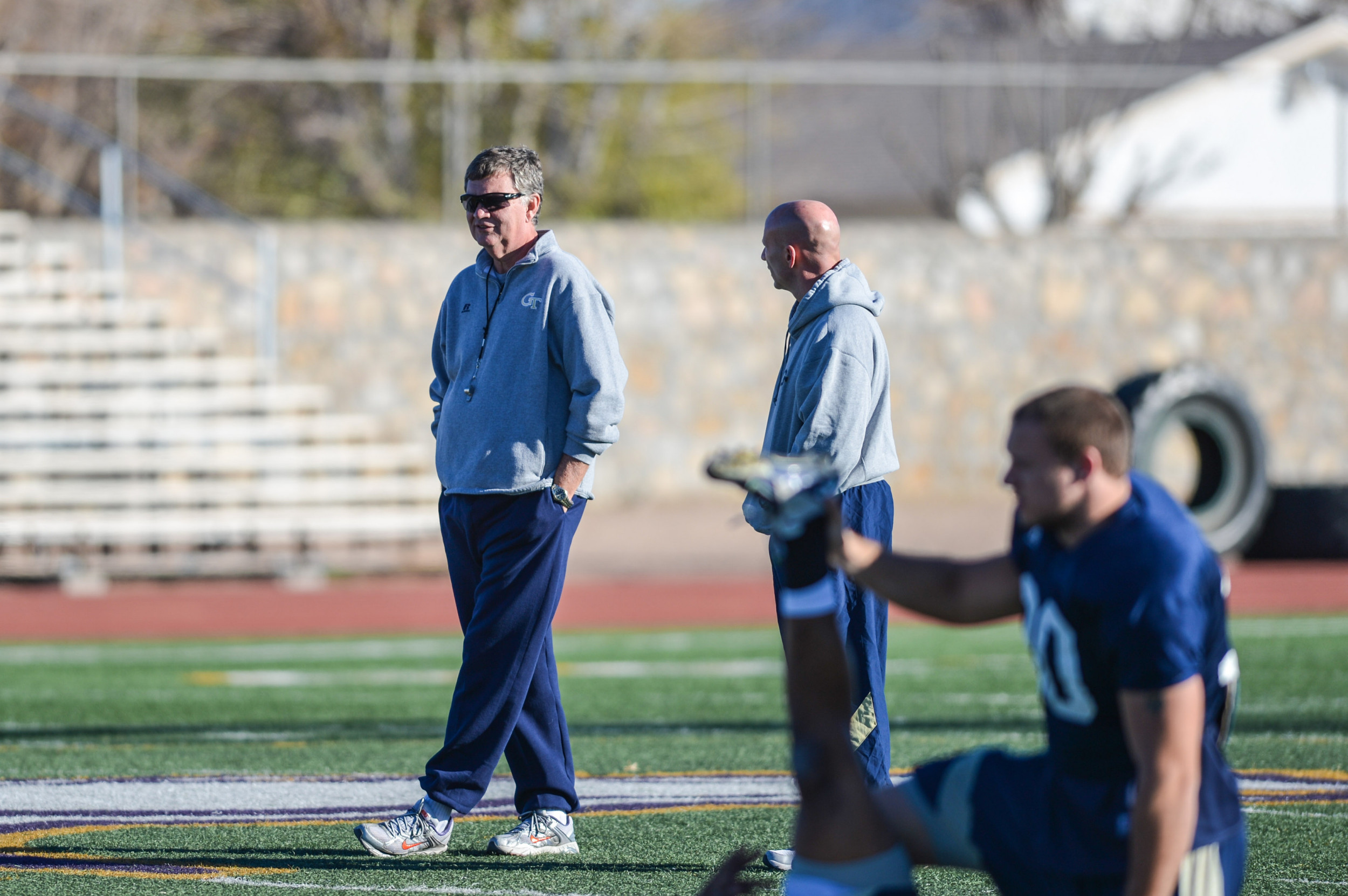 Georgia Tech held it's second practice in El Paso for the 2012 Hyundai Sun Bowl.