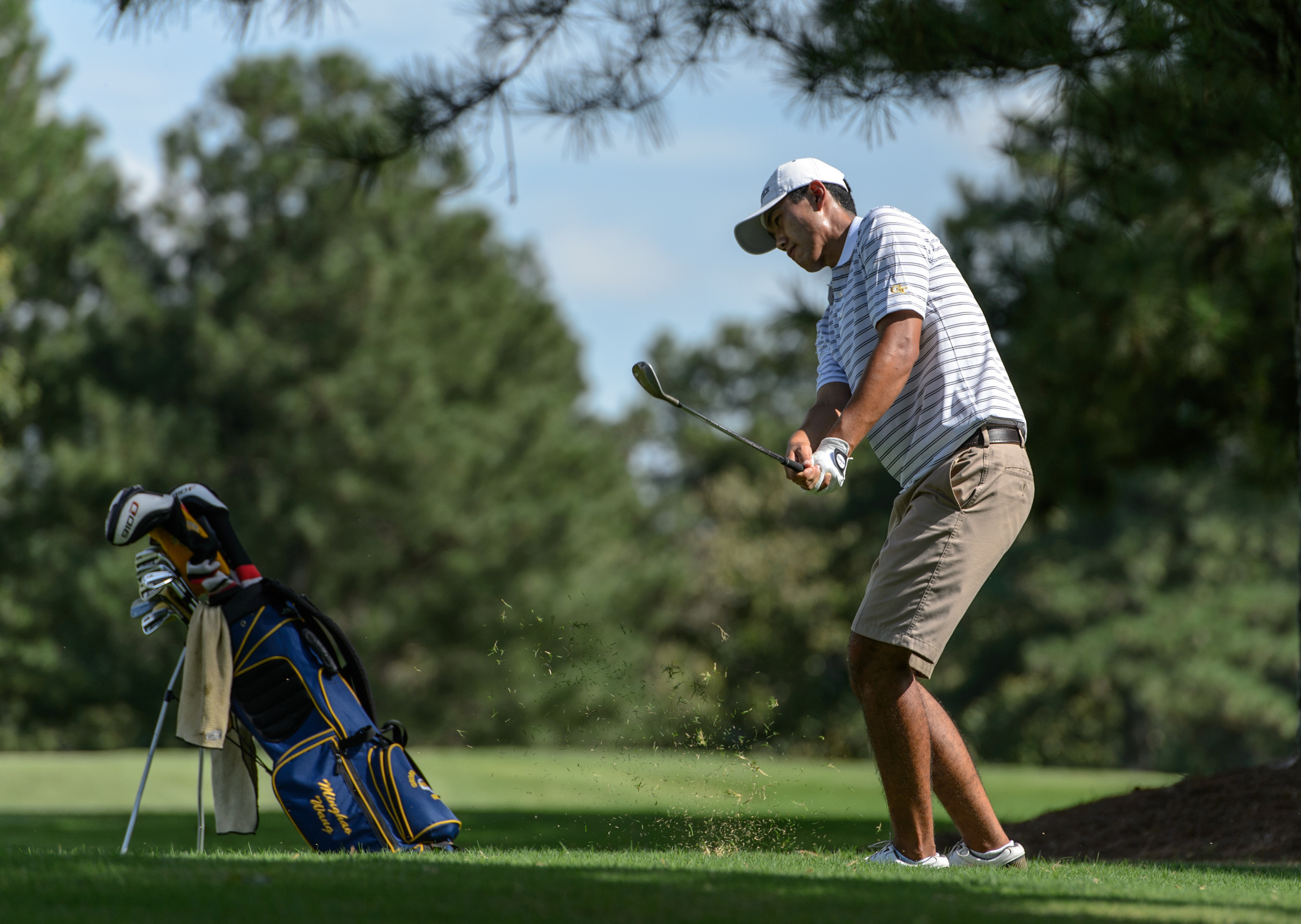 Minghao Wang during team qualifying at East Lake Golf Club, August 31, 2012