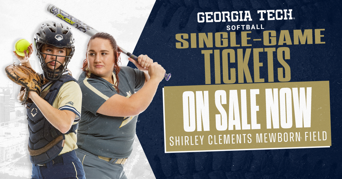 Tech Softball SingleGame Tickets on Sale Now Tech