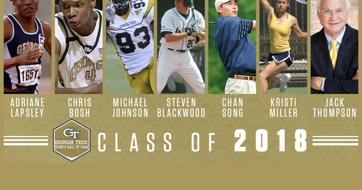 2018 Hall of Fame Class Set for Induction Athletics Georgia Tech Yellow Jackets