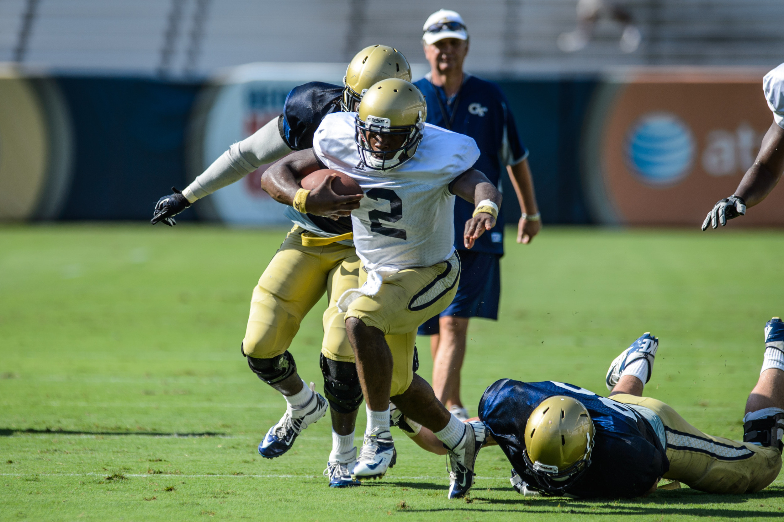First Scrimmage of #GTCAMP13
