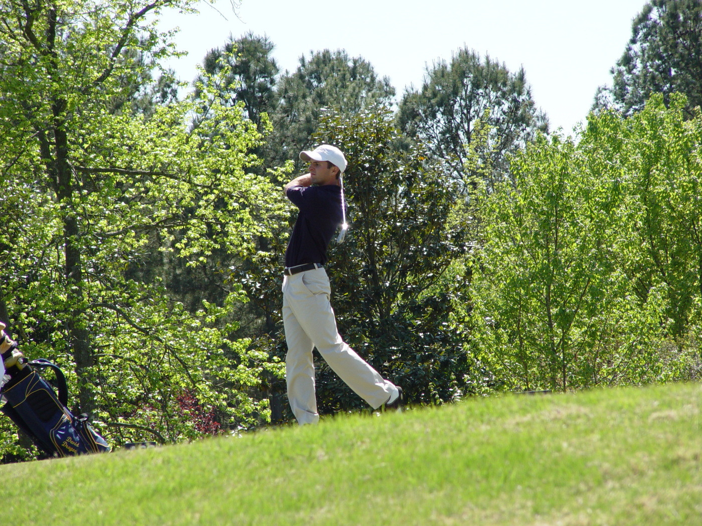David Dragoo tees off at 14 in the first round of ACC Golf Championship - April 17, 2009
