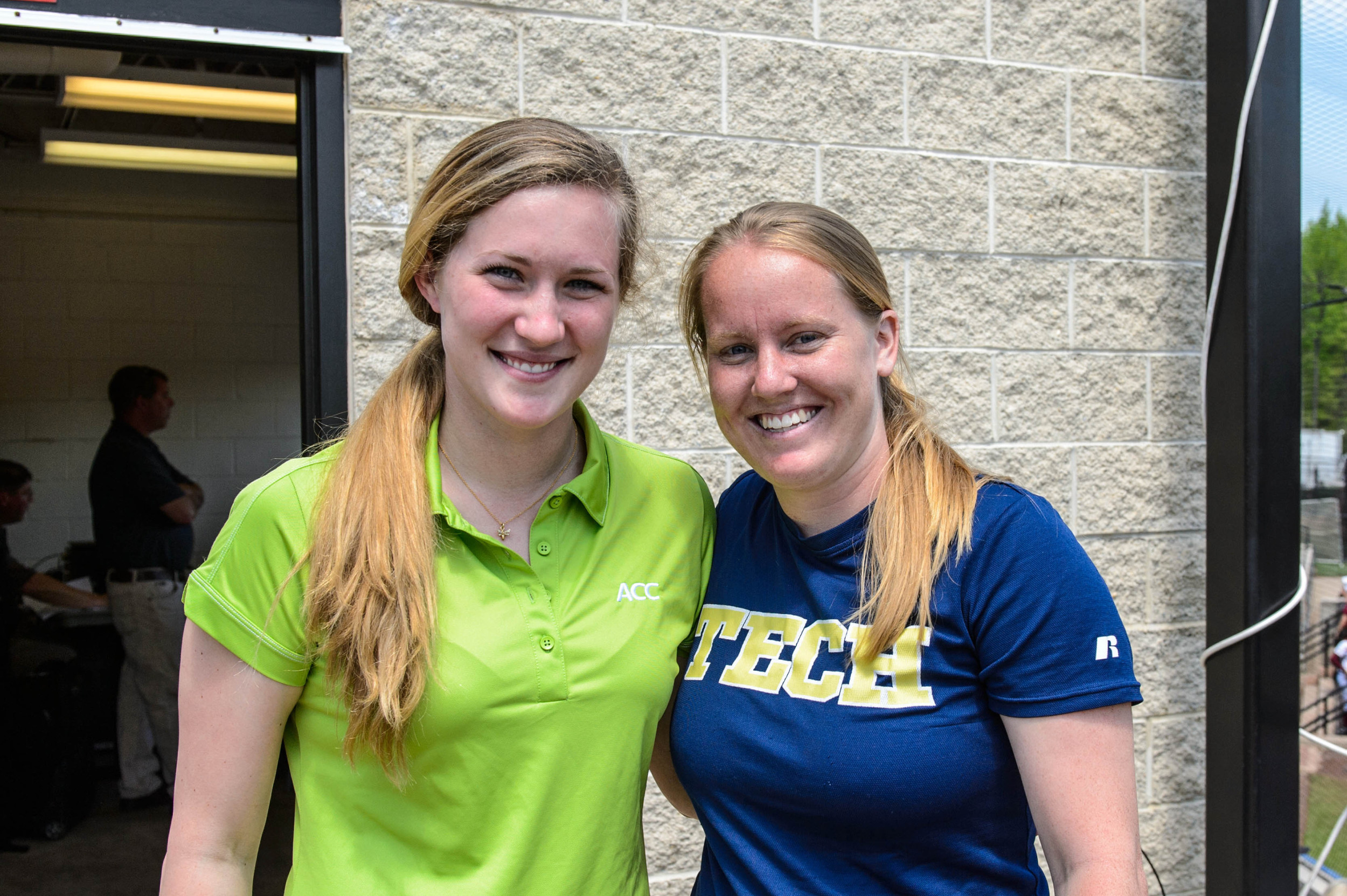 Georgia Tech Softball alumni and 4-time ACC Champions Kate Kuzma and Kelsi Weseman were cheering on the Jackets