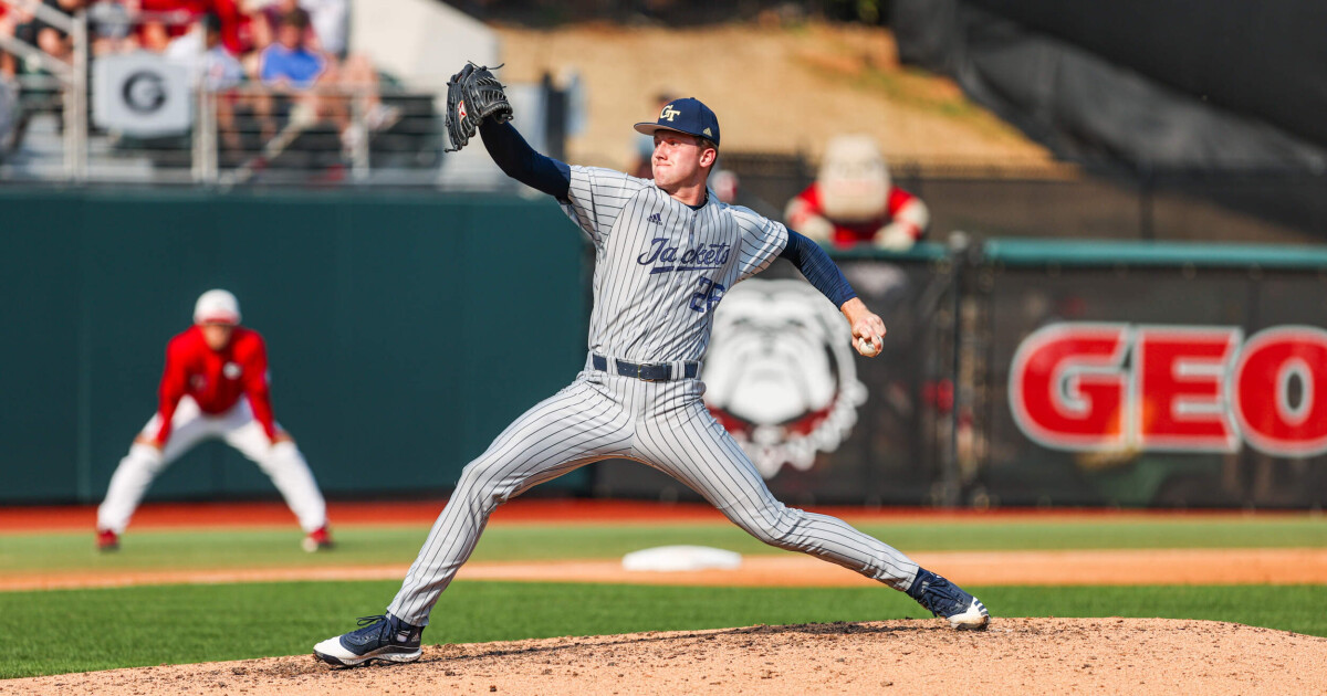 Jackets Shut Out Georgia Clinch Series Baseball Georgia Tech 
