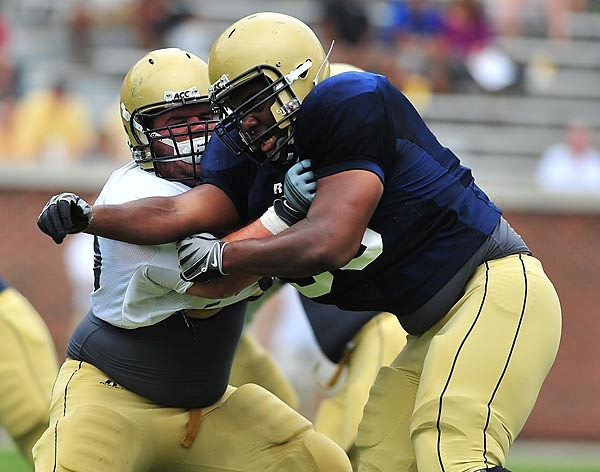 Georgia Tech FootballScrimmage PracticeAugust 14, 2010Bobby Dodd Stadium