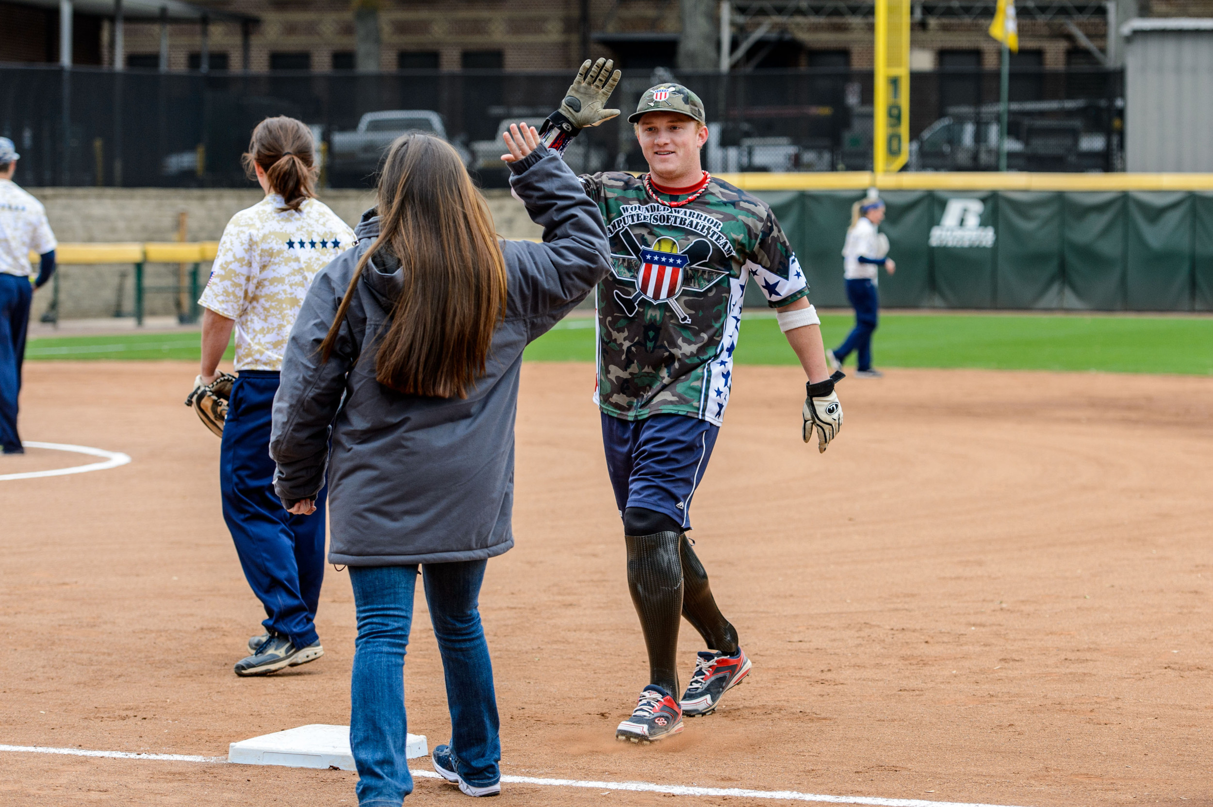 Wounded Warrior Amputees Defeat GT Celebrities