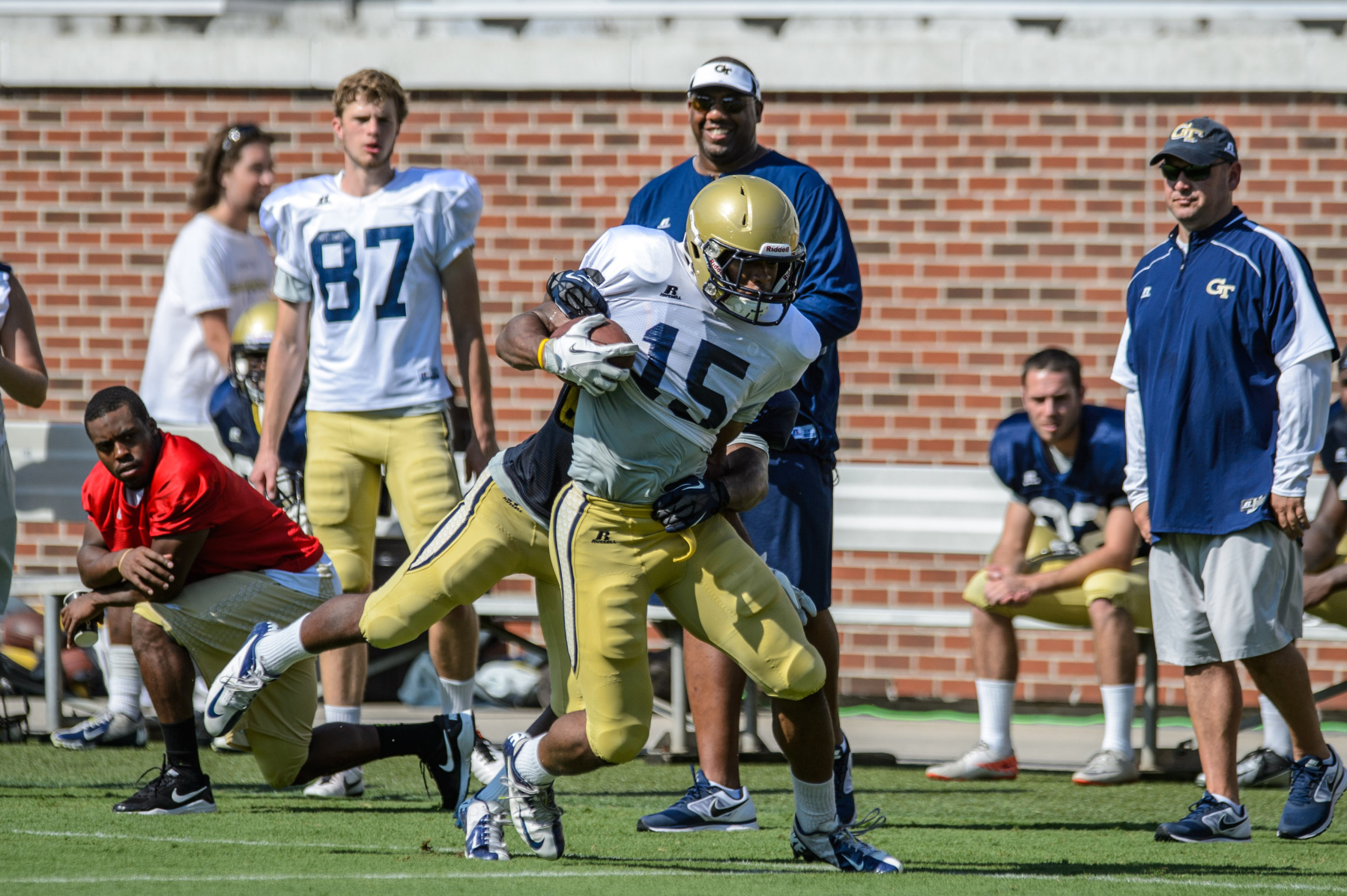 First Scrimmage of #GTCAMP13