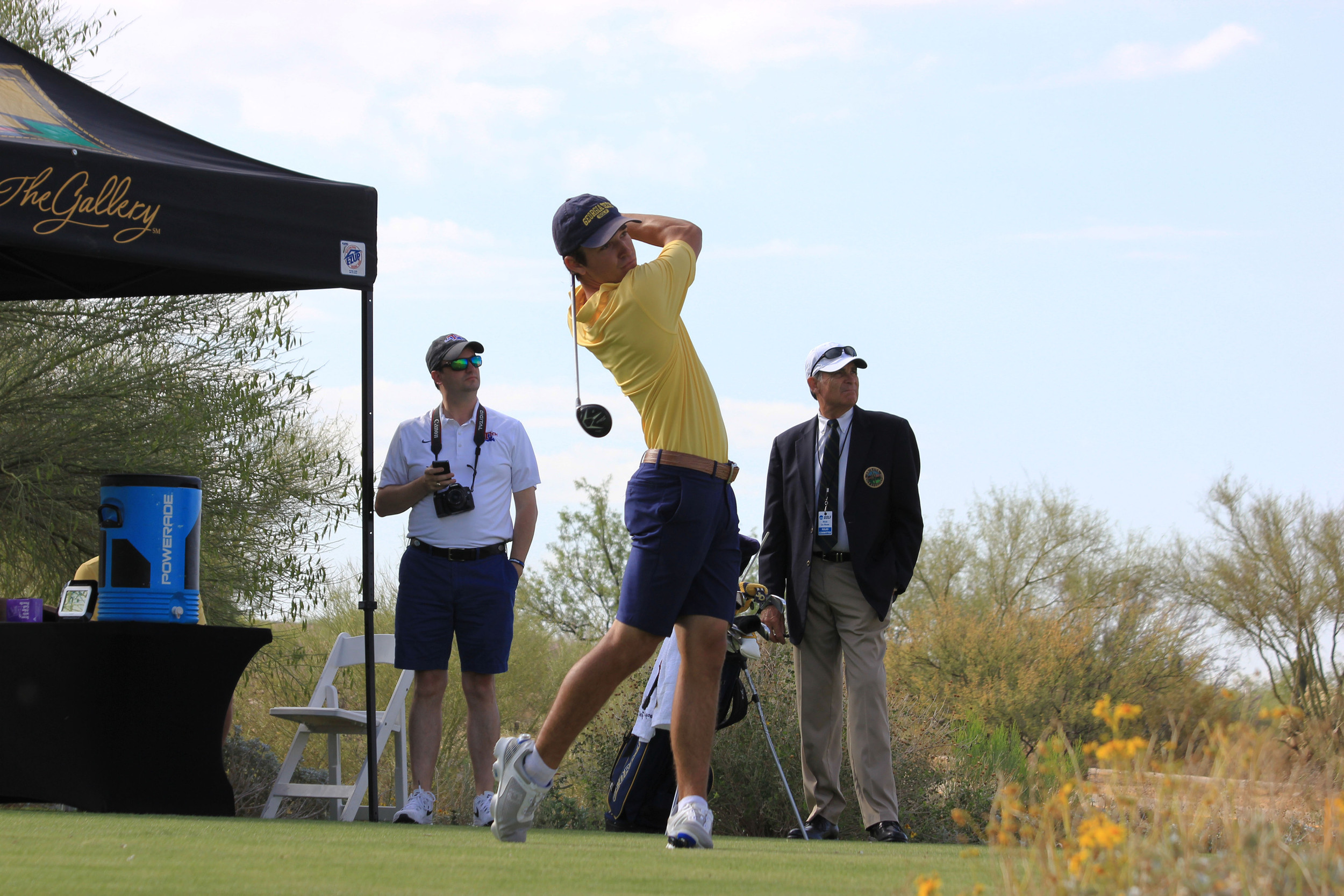 Jacob Joiner during the second round of the NCAA Tucson Golf Regional, Gallery Golf Club, Marana, Ariz.