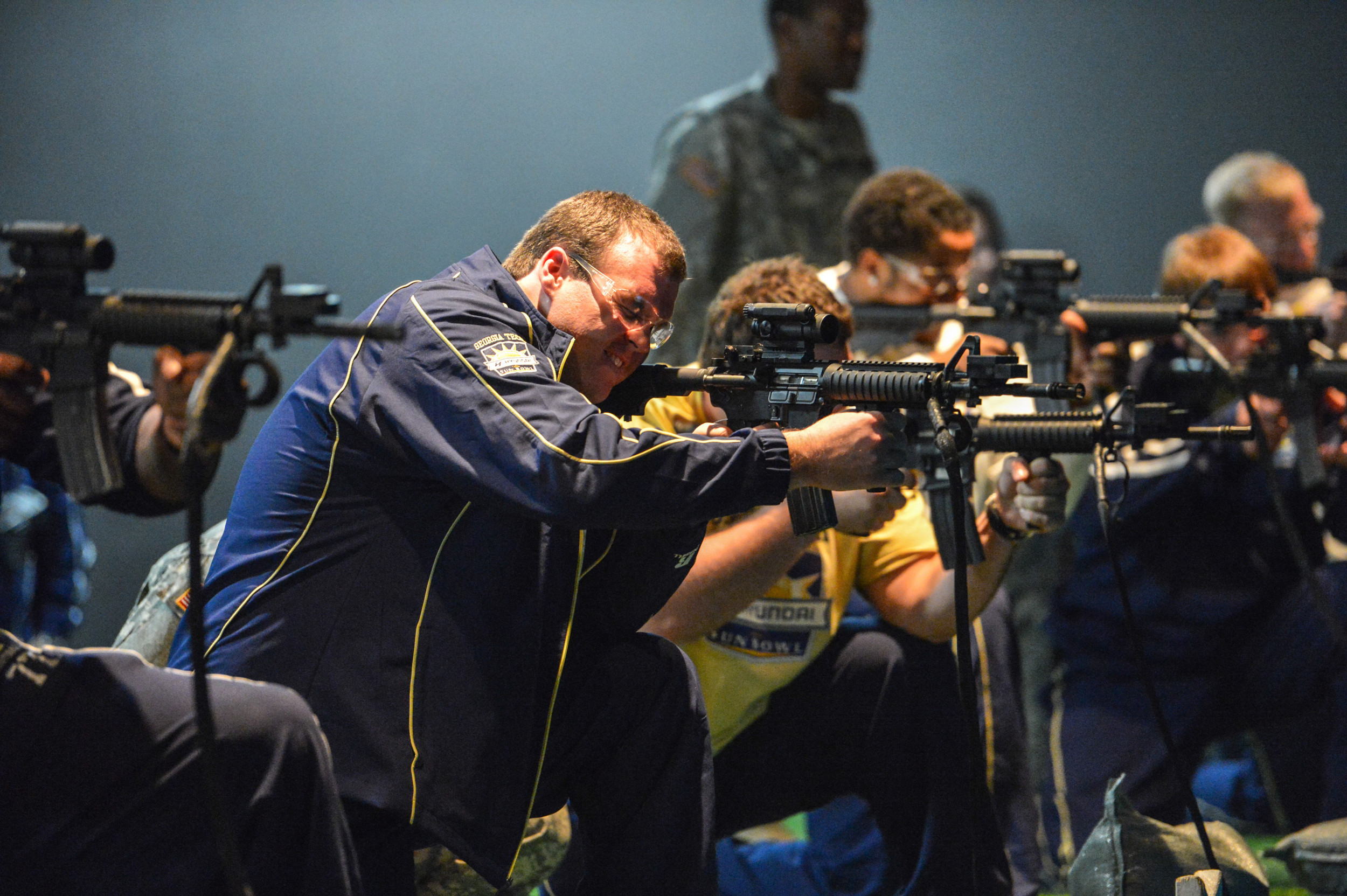 Georgia Tech players travelled to Fort Bliss for Day 2 of the 2012 Sun Bowl.