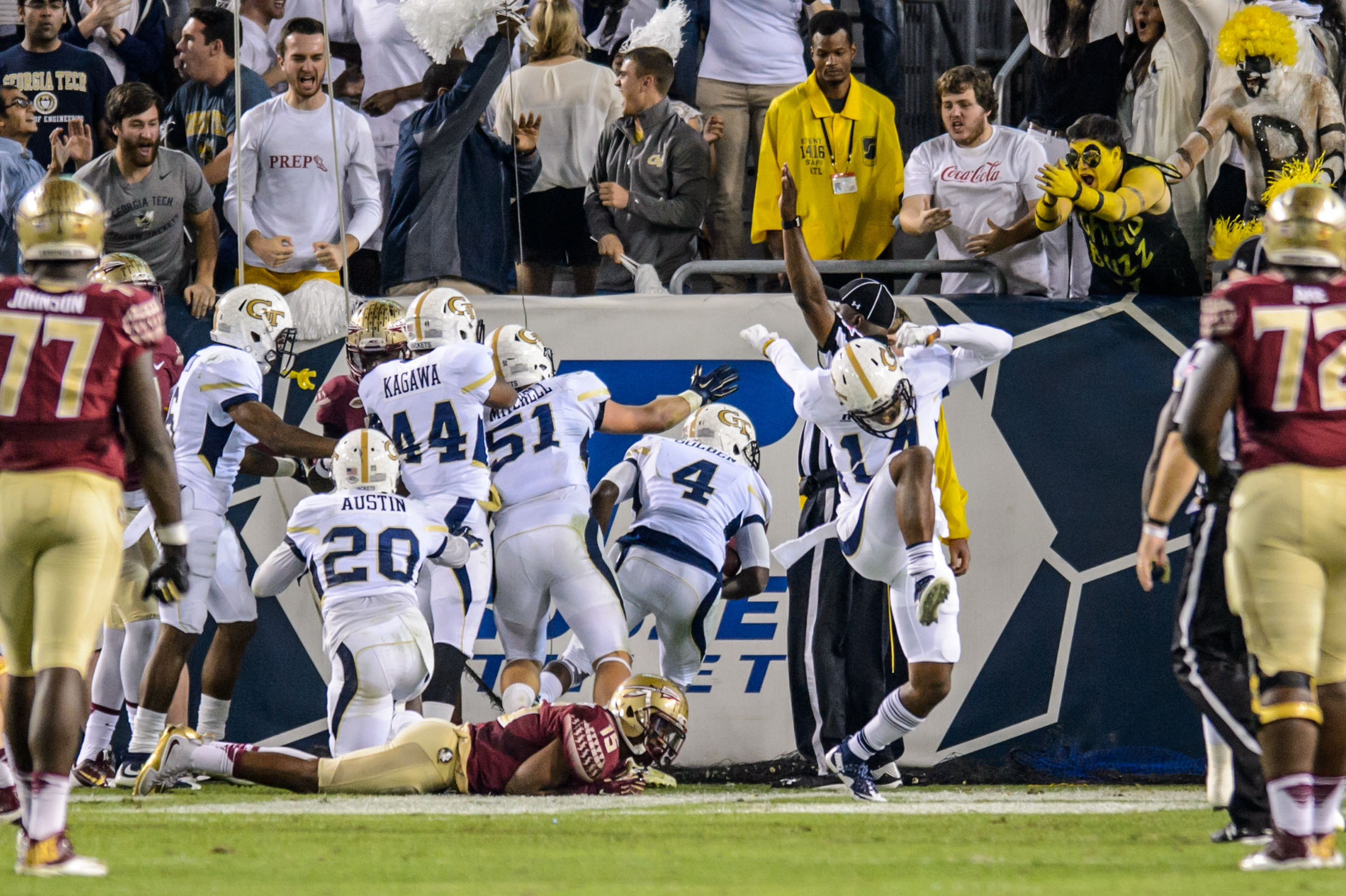 Lawrence Austin (20), Jamal Golden (4), Corey Griffin (14), Shaun Kagawa (44), Chris Milton (6), Brant Mitchell (51)