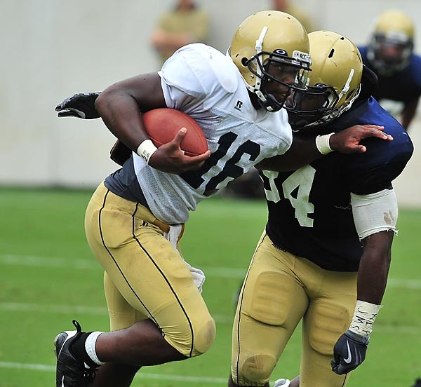 Georgia Tech FootballScrimmage PracticeAugust 14, 2010Bobby Dodd StadiumDavid Sims
