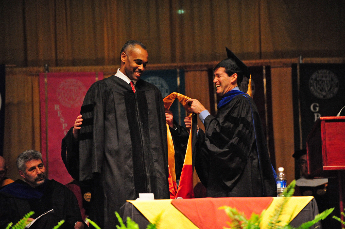 Paul Hewitt at the 2010 St. John Fisher College Commencement exercises.
